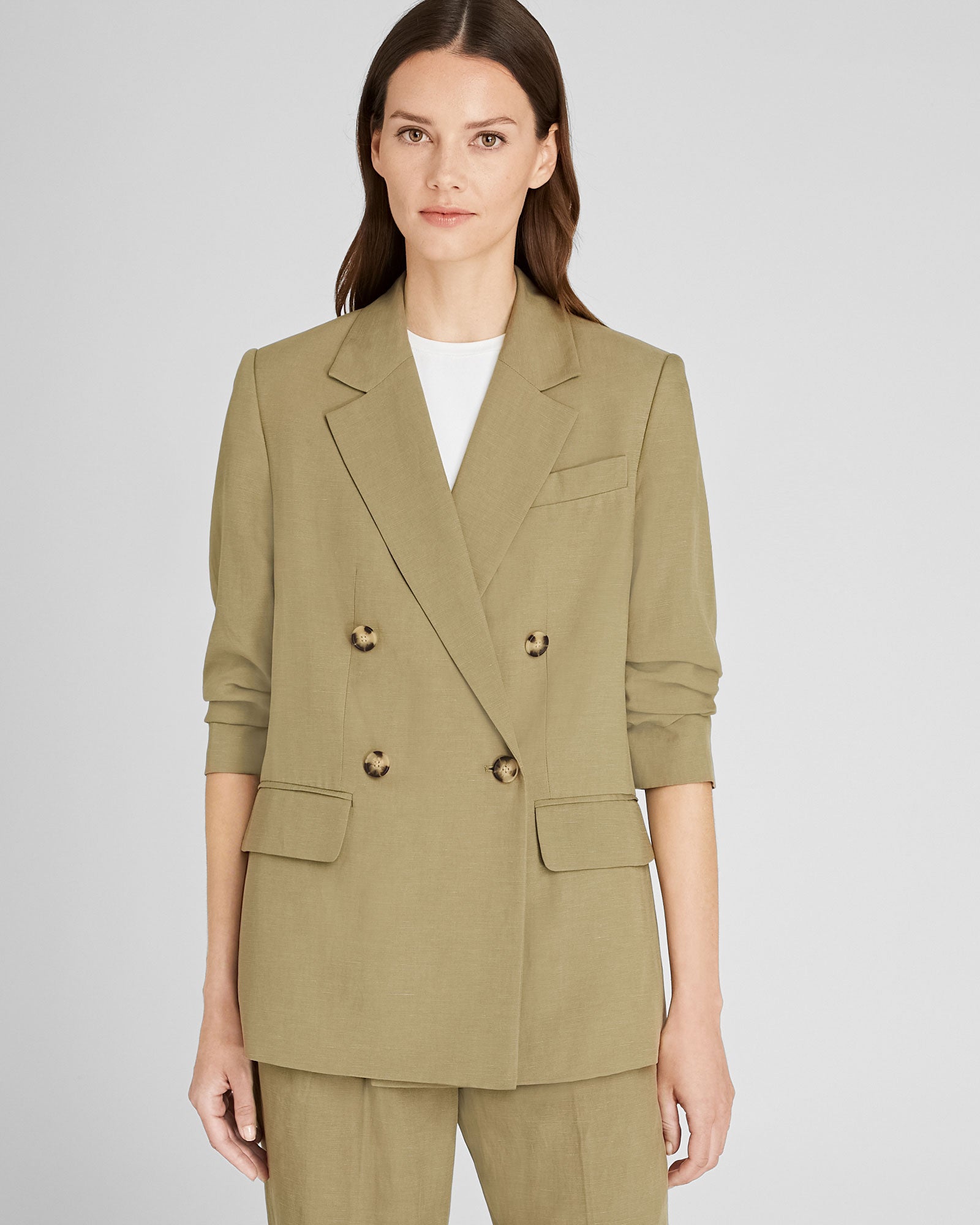 CLUB MONACO - Blazer léger à double boutonnage - Thym