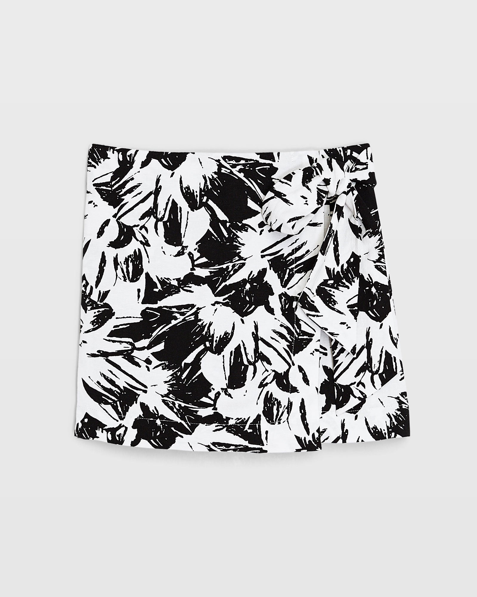 CLUB MONACO - Mini-jupe-culotte style sarong - Noir