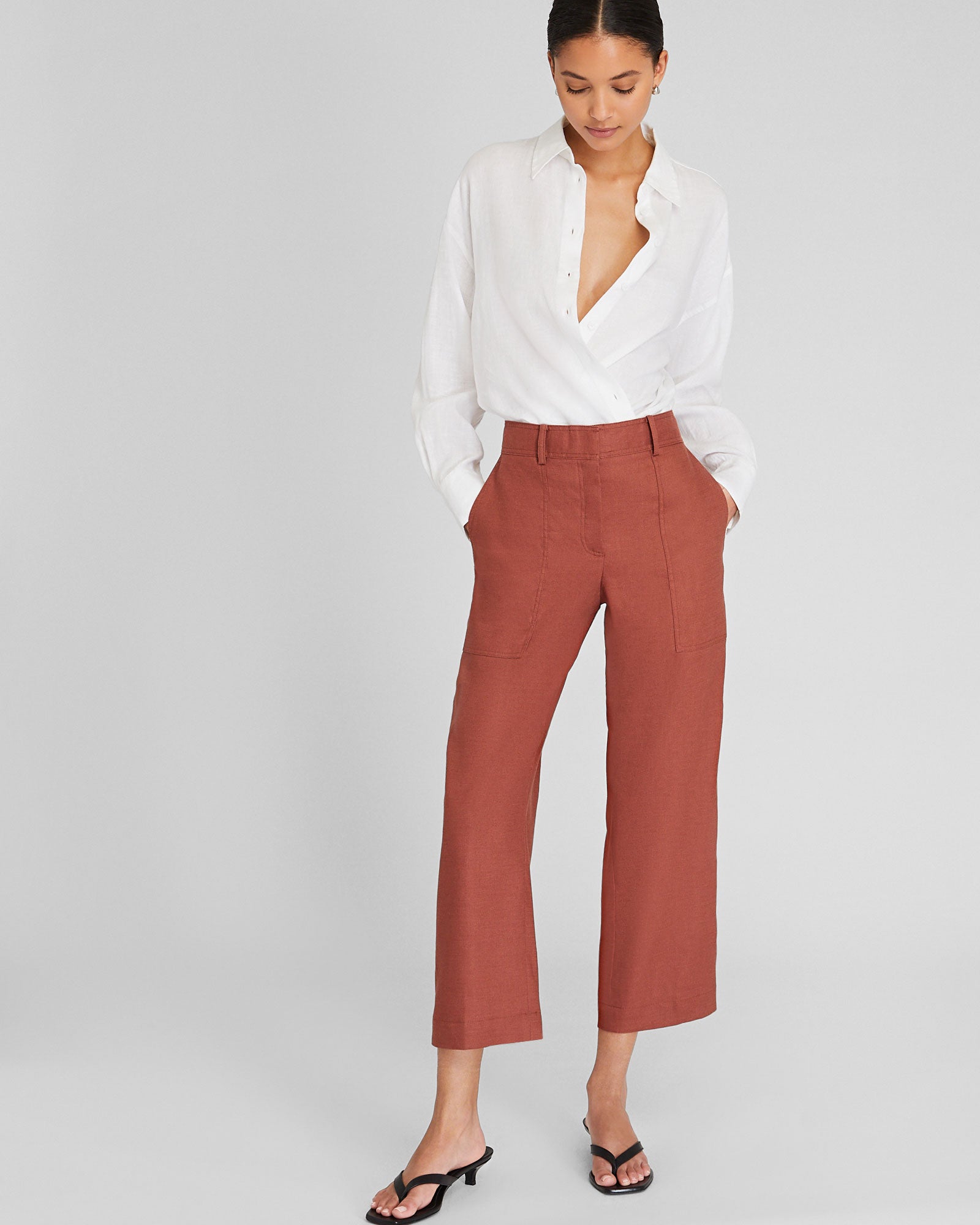 CLUB MONACO - Hadarahh Pant - Mahogany