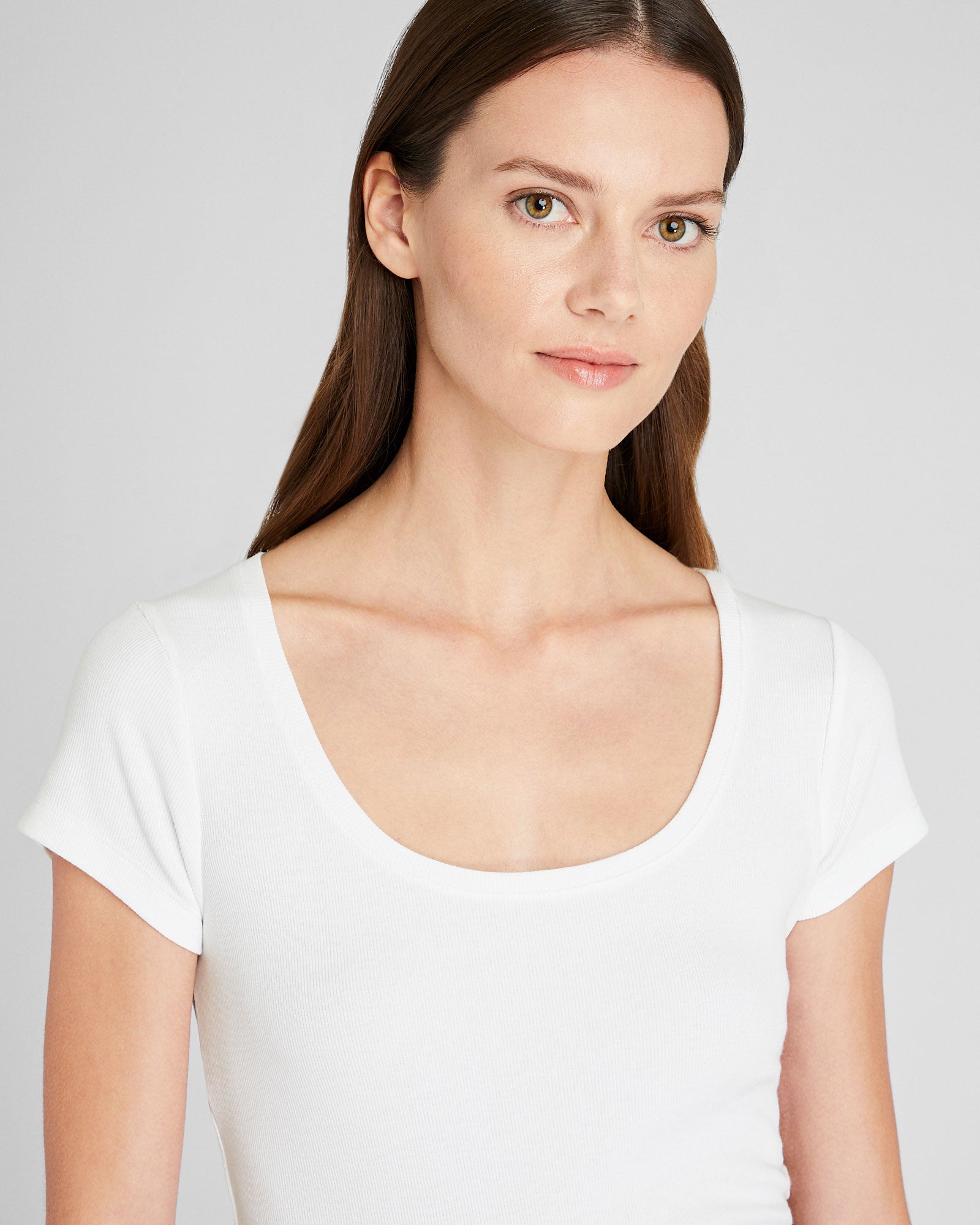 CLUB MONACO - T-shirt Bowee à encolure dégagée - Blanc
