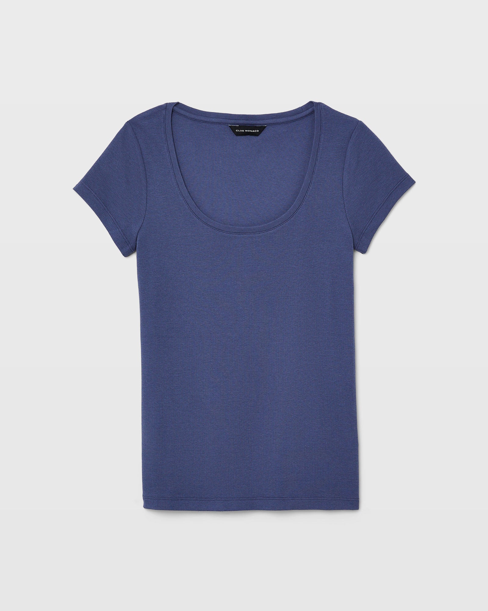 CLUB MONACO - T-shirt Bowee à encolure dégagée - Bleu