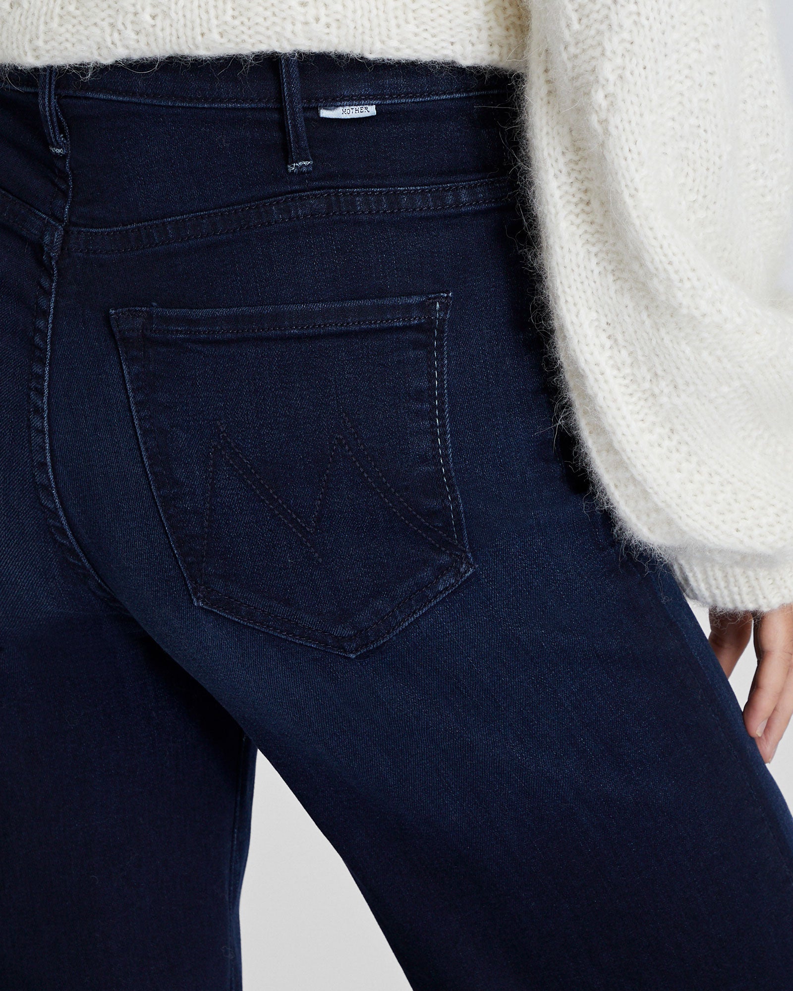 CLUB MONACO - MOTHER The Hustler Roller Ankle Jeans - Denim