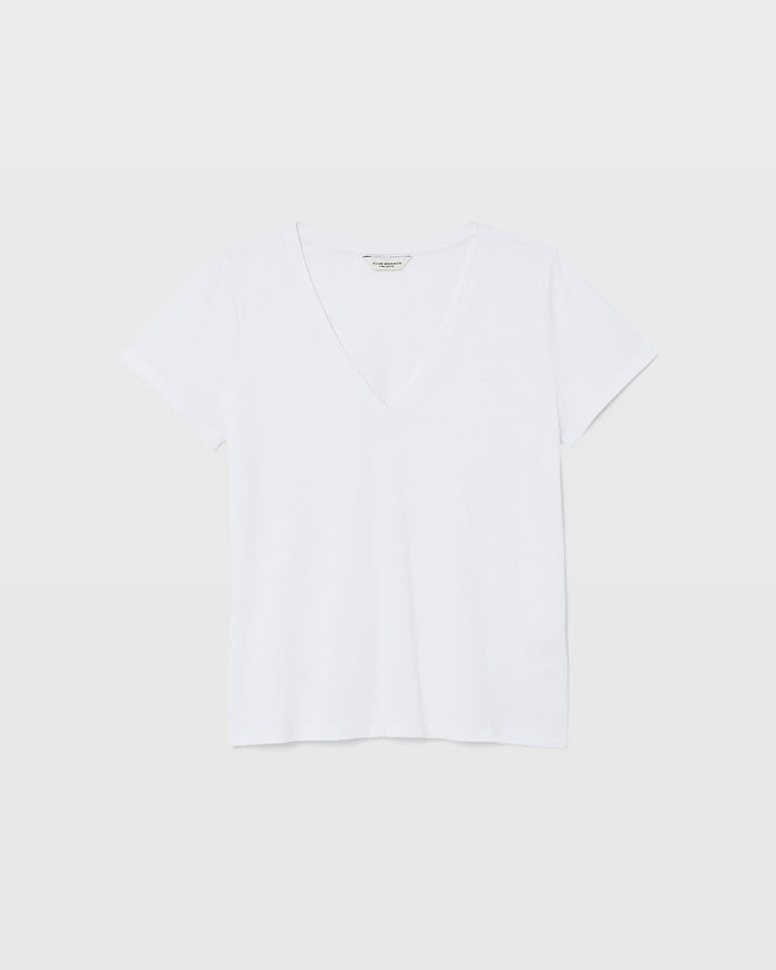 Mac and Me Meet and Greet V Neck Tee - Blue
