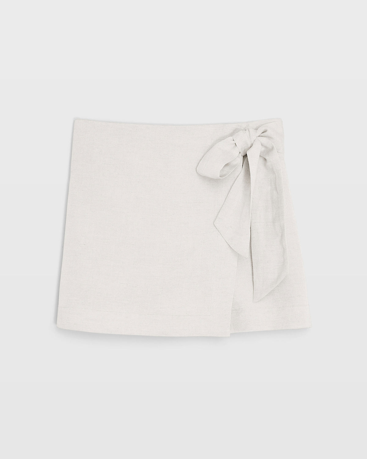Club Monaco - Minijupe short style paréo - Graine de lin