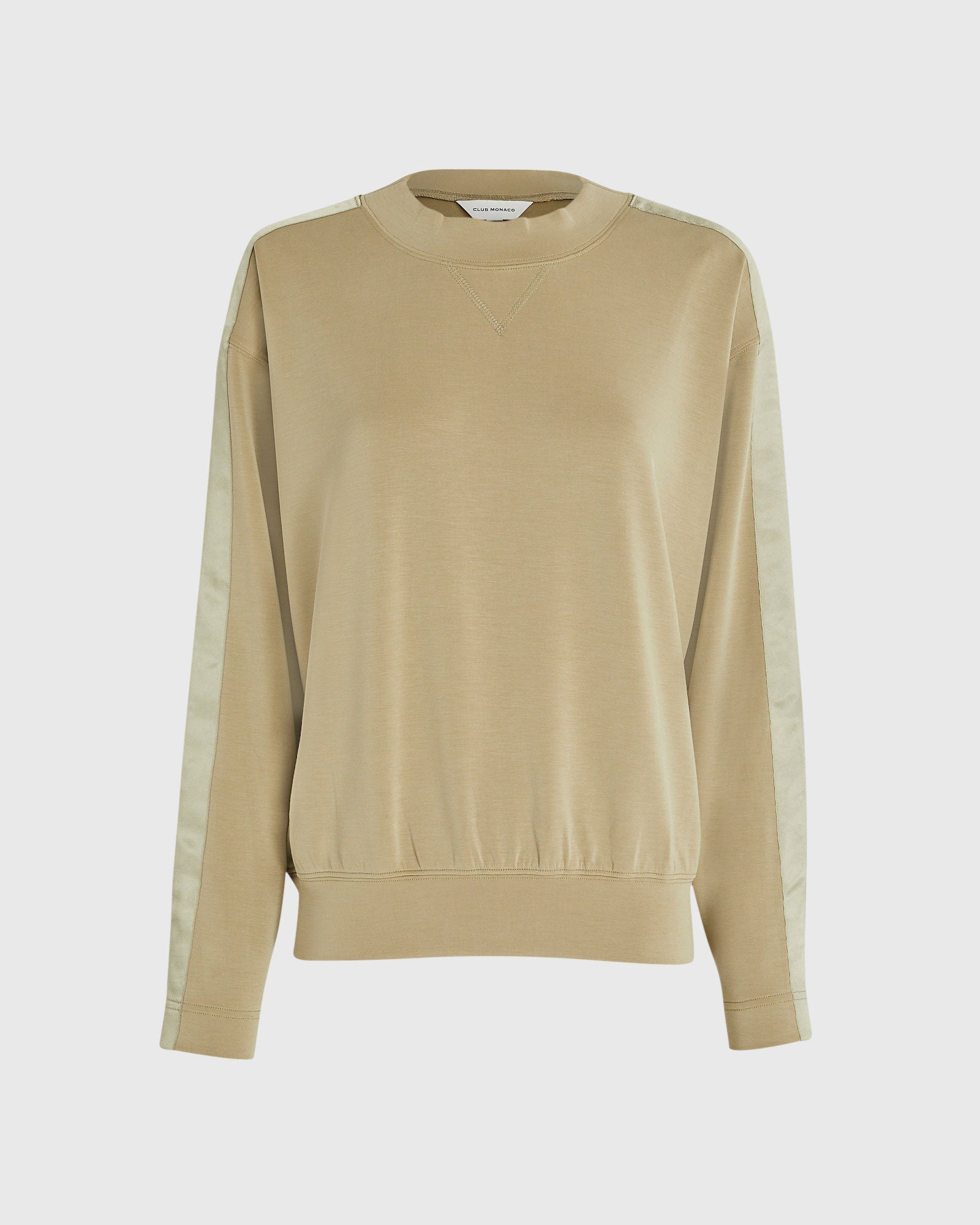 CLUB MONACO - Chandail avec rayure en satin - Thym