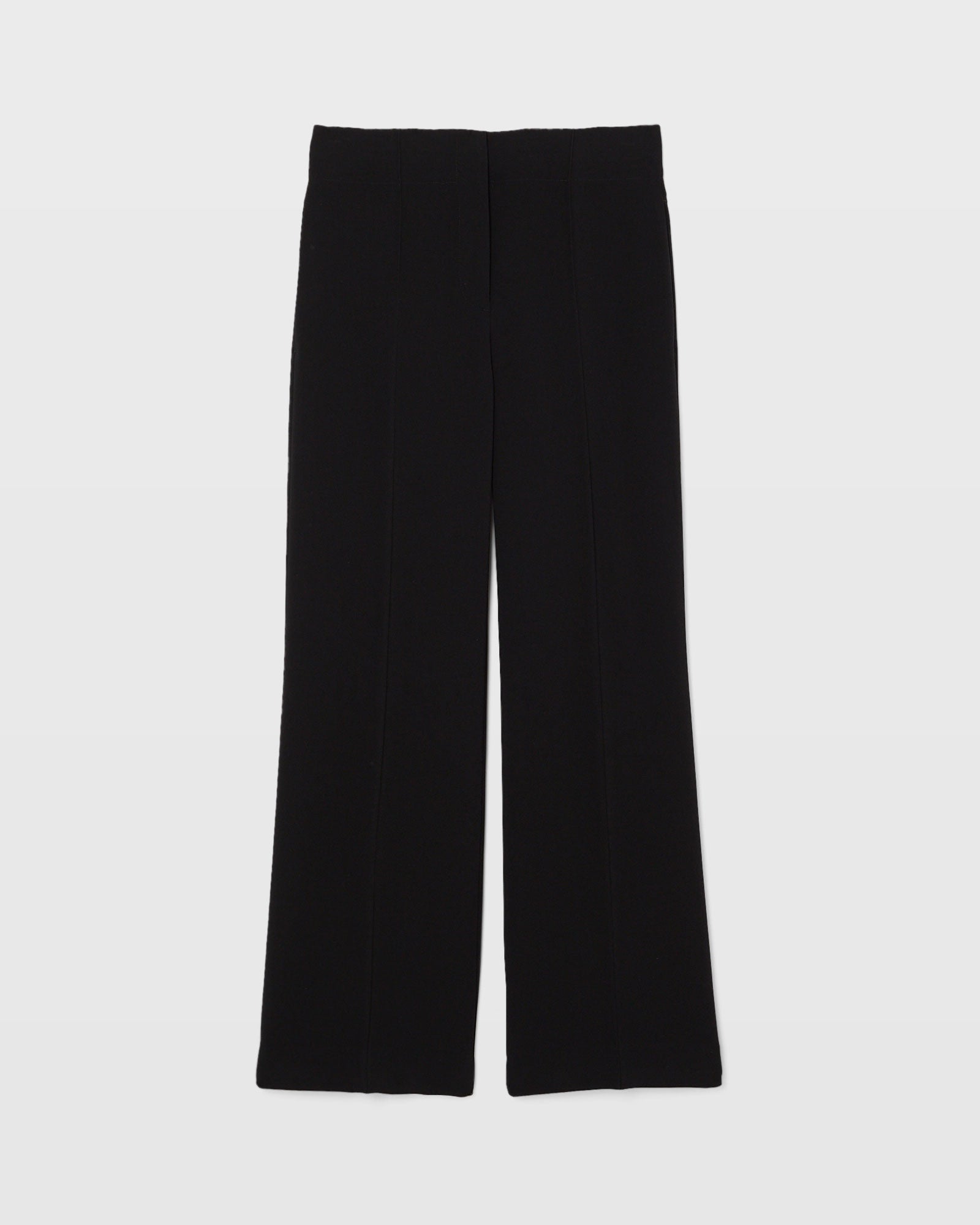 CLUB MONACO - High-Rise Fluid Crepe Trouser - Black