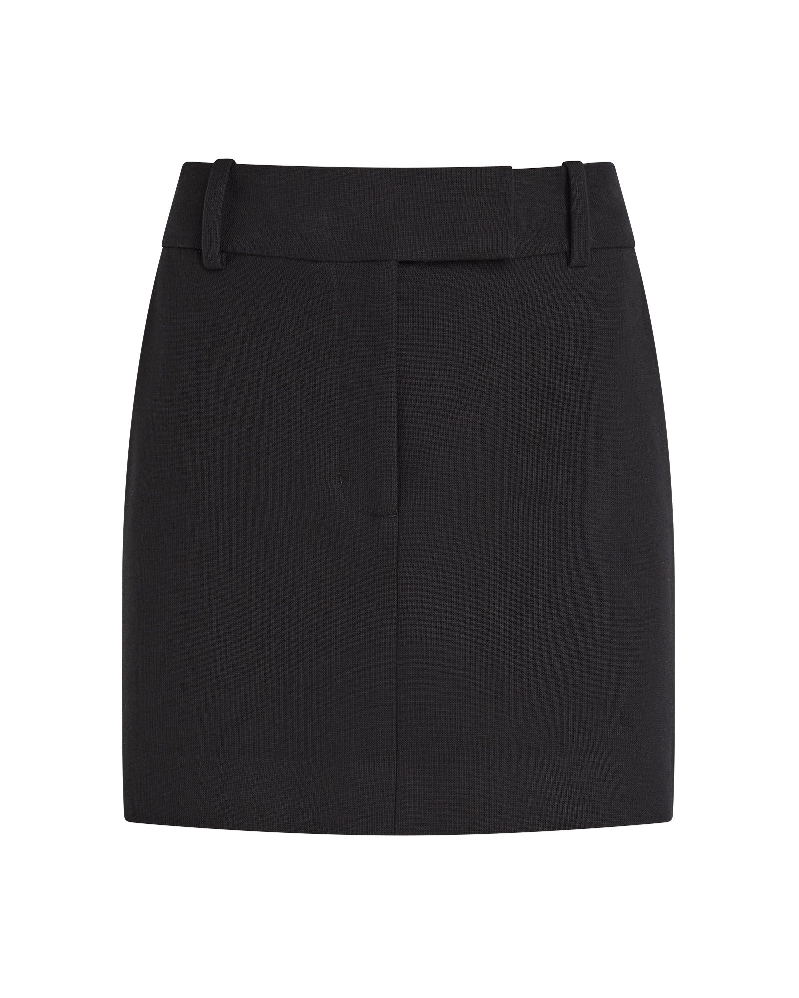 CLUB MONACO - Mini jupe tailleur style pantalon - Noir