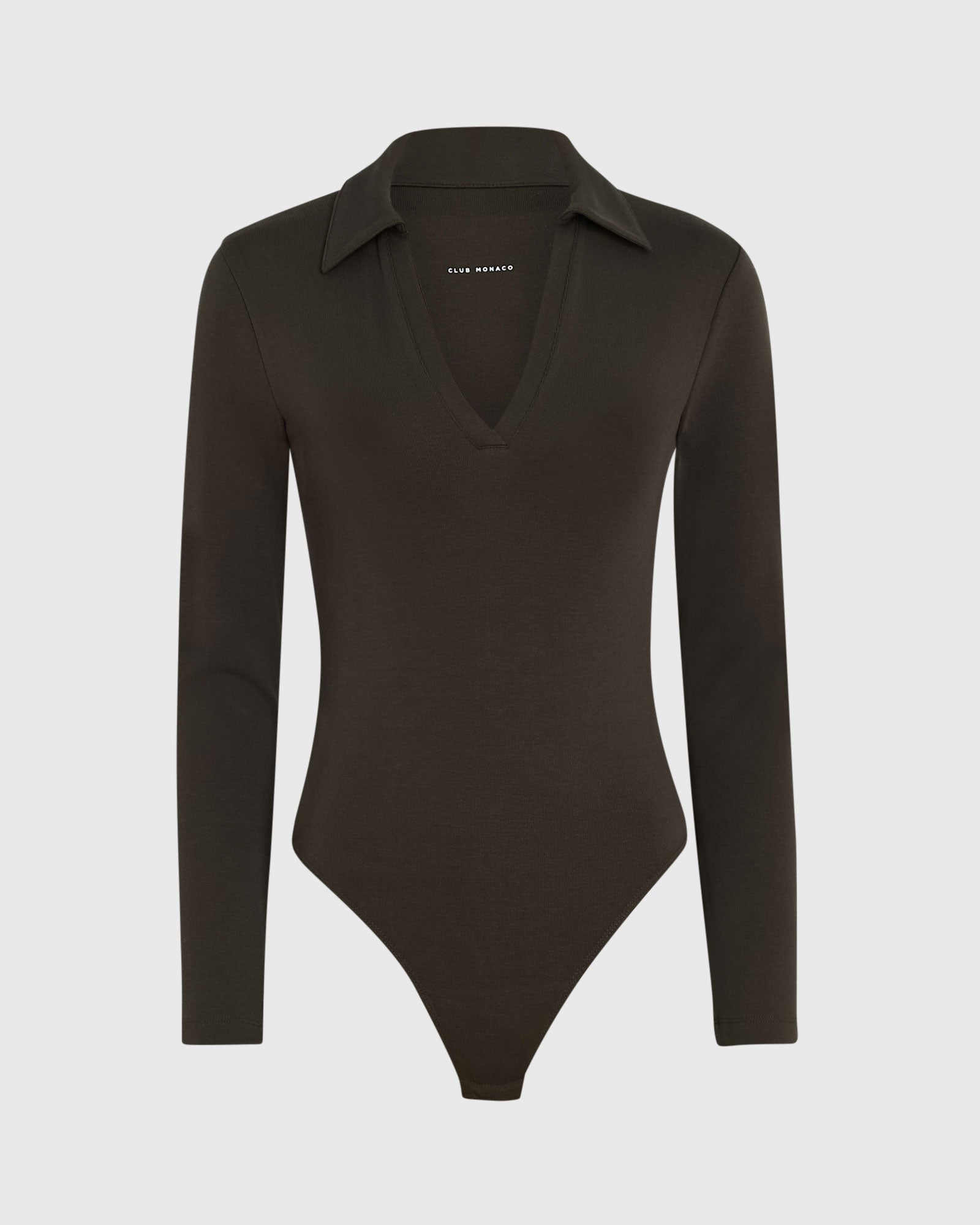 CLUB MONACO - Johnny Collar Bodysuit - Green