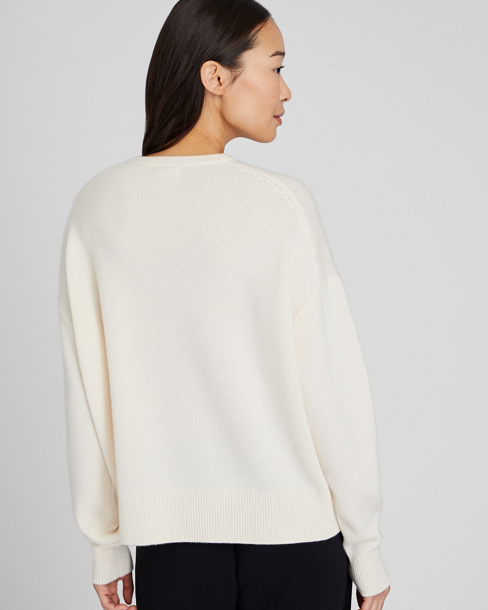 CLUB MONACO - Cashmere Crewneck Sweater - Ivory