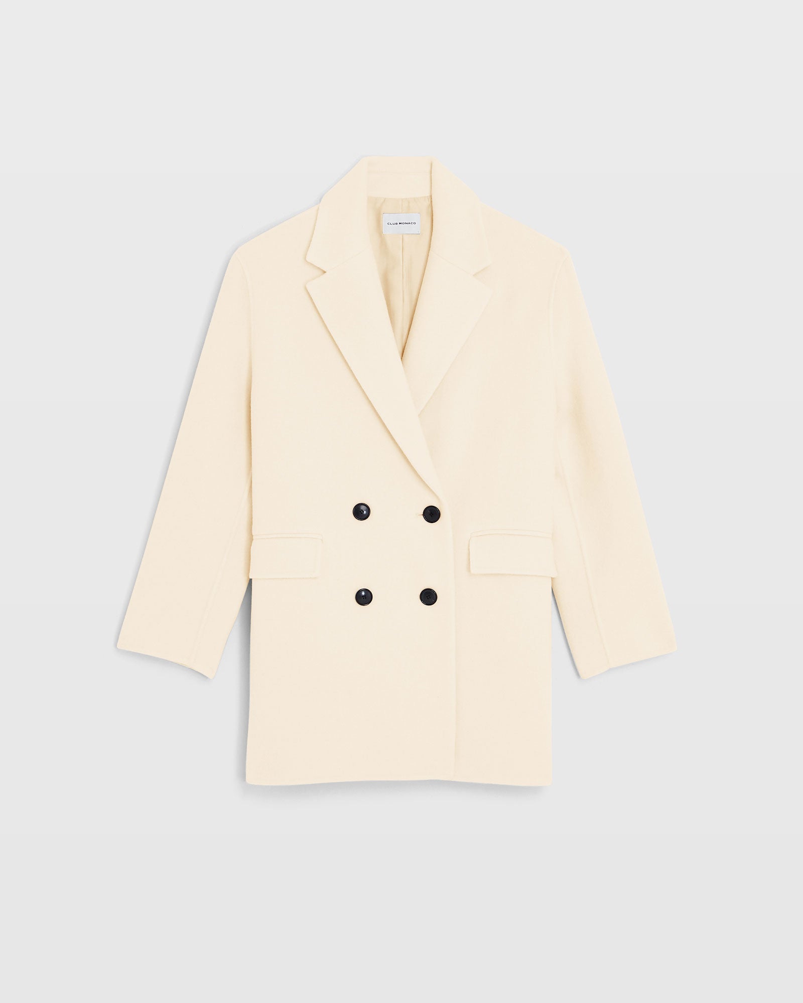 CLUB MONACO - Faith Midi Coat - Antique White