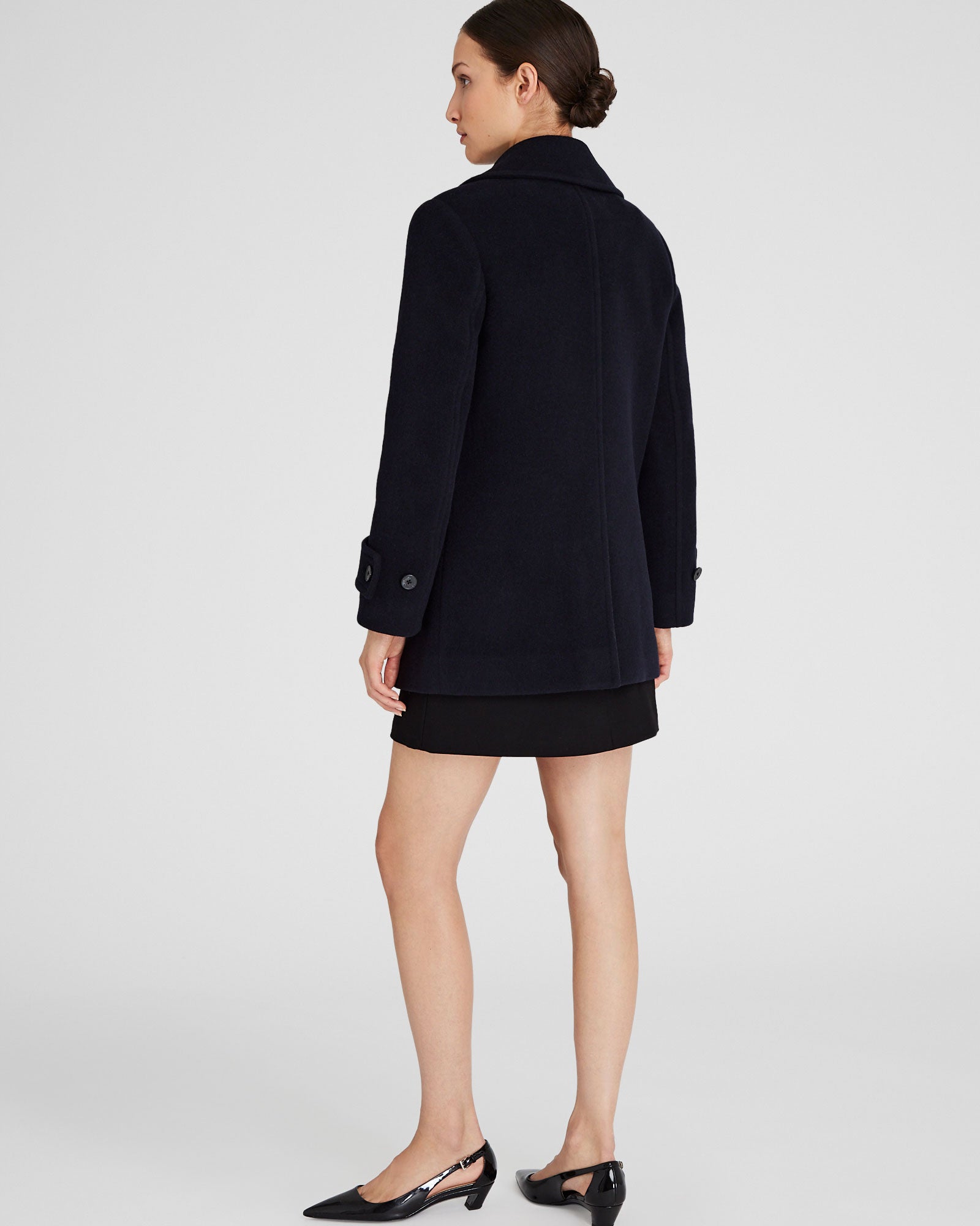 CLUB MONACO - Caban classique - Marine foncé