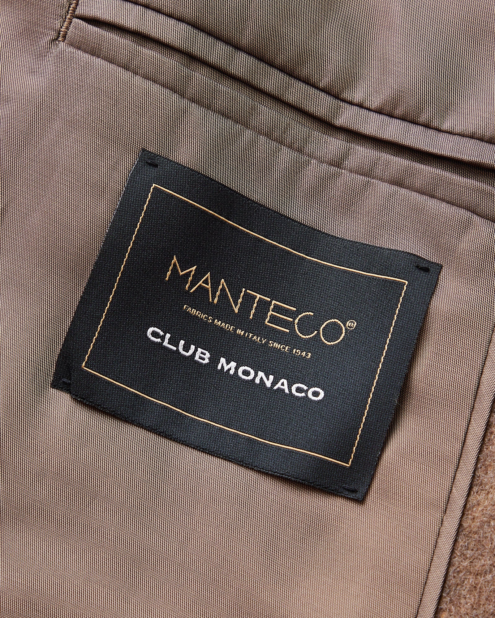 CLUB MONACO - Manteau double boutonnage à revers - Taupe