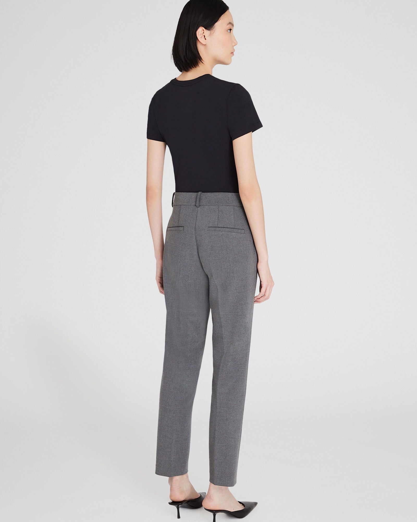 CLUB MONACO - Slim Tailored Pant - Heather Grey