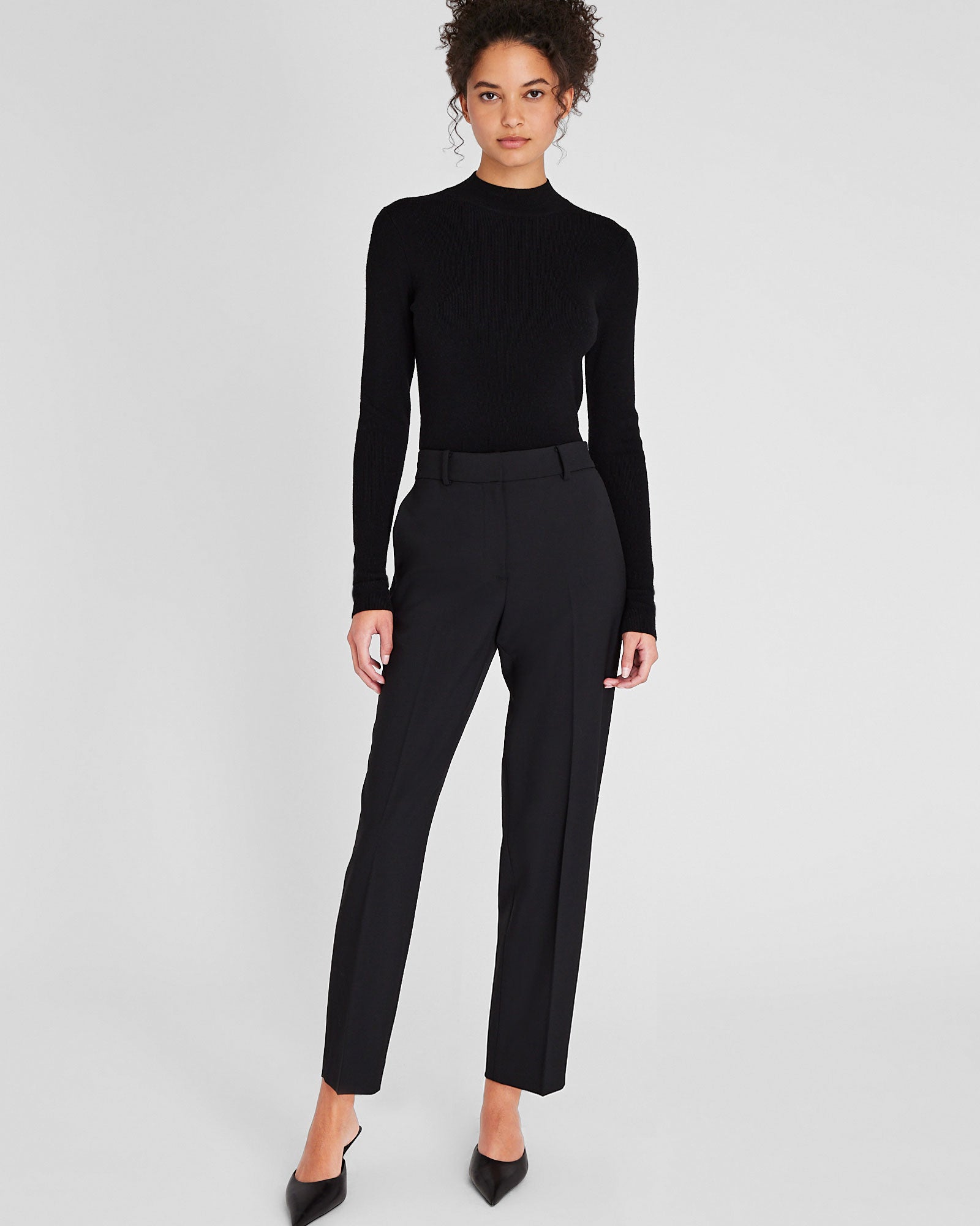 CLUB MONACO - Pantalon Borrem à taille élastique - Noir