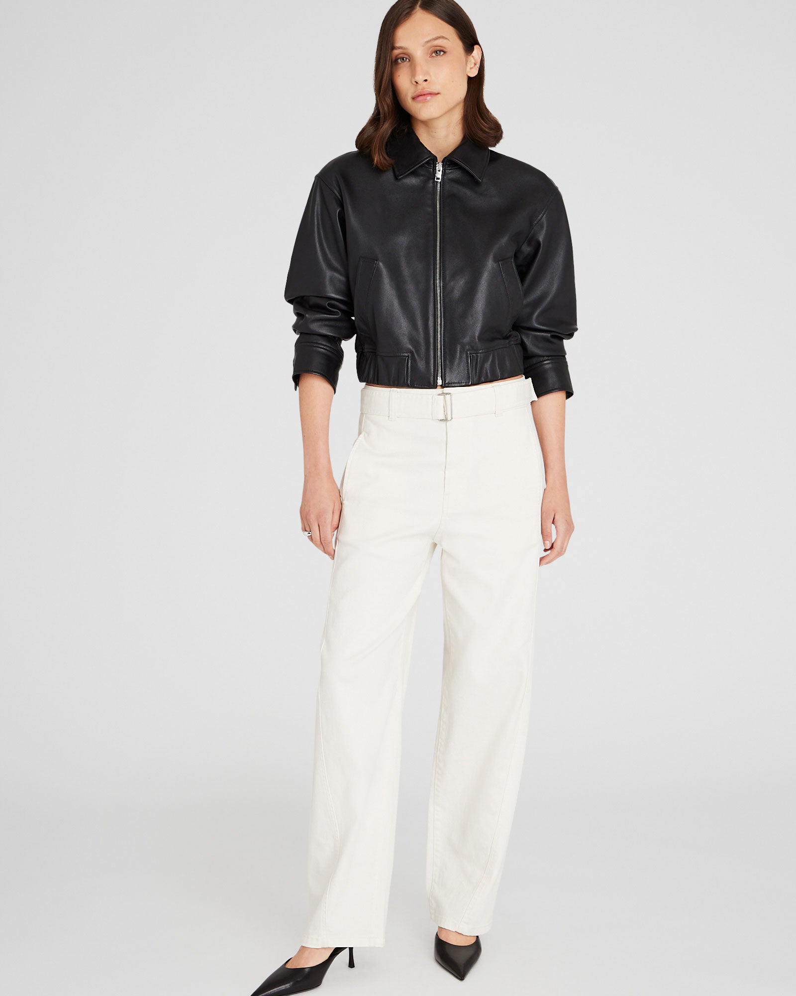 CLUB MONACO - Curved Seam Utility Pant - Off White