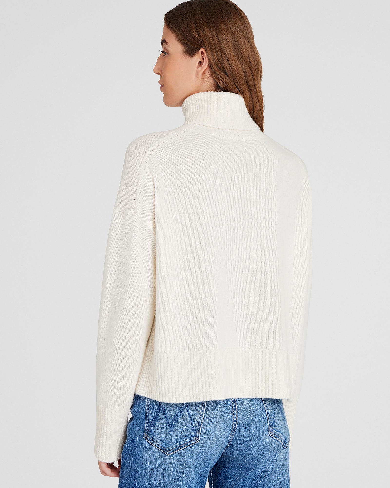 CLUB MONACO - Cashmere Turtleneck Pullover Sweater - Ivory