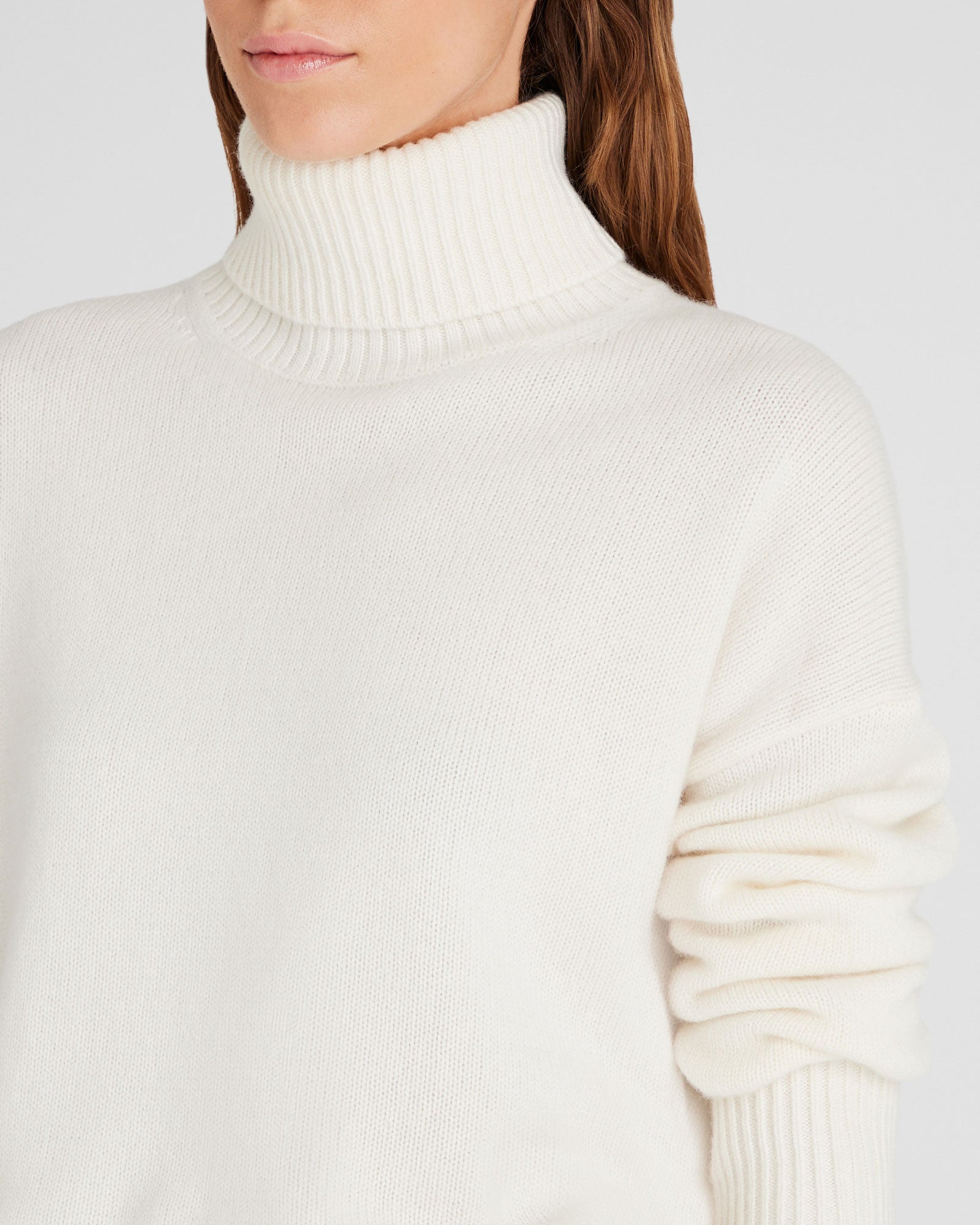 CLUB MONACO - Cashmere Turtleneck Pullover Sweater - Ivory