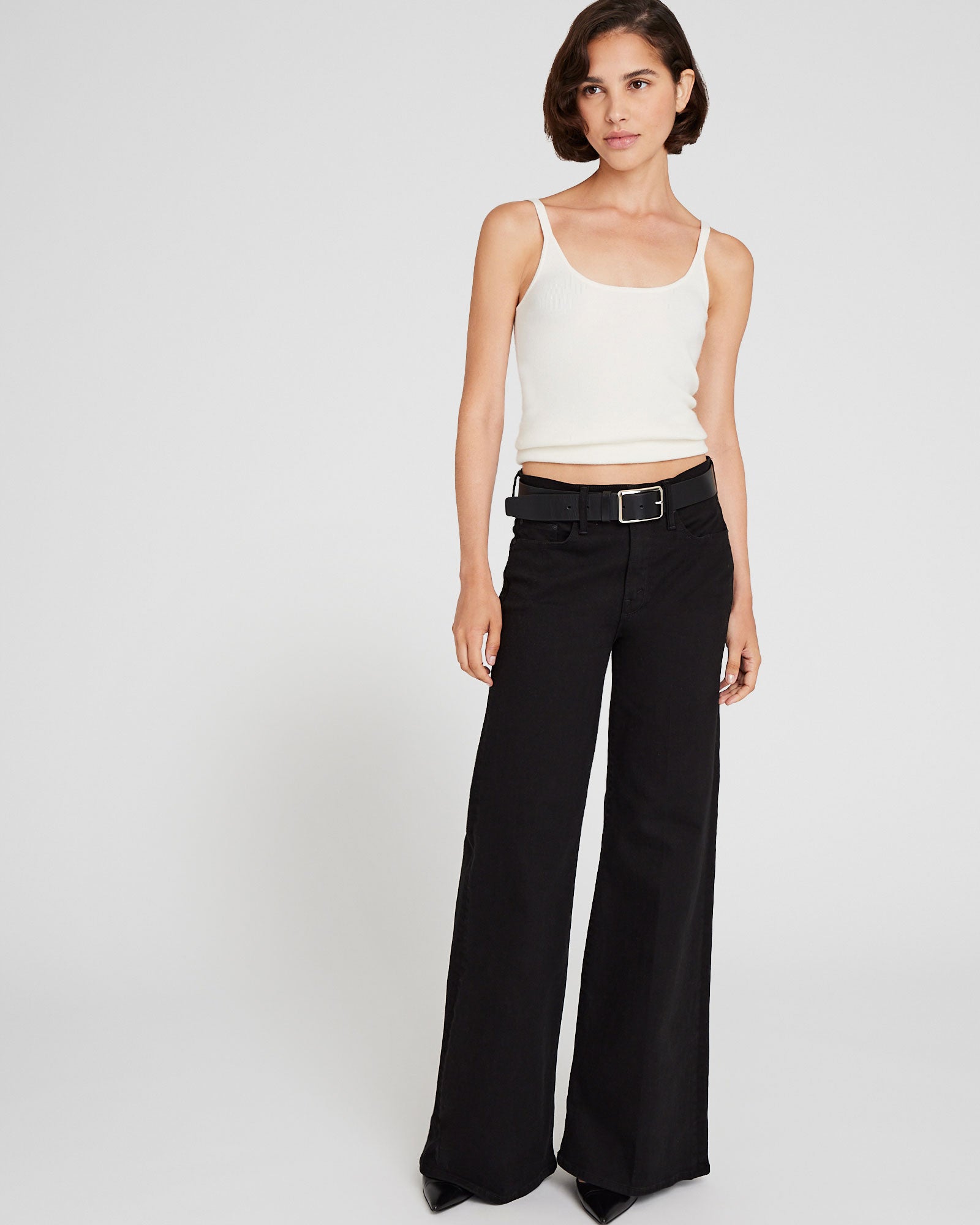 CLUB MONACO - Merino Rib Tank - Ivory