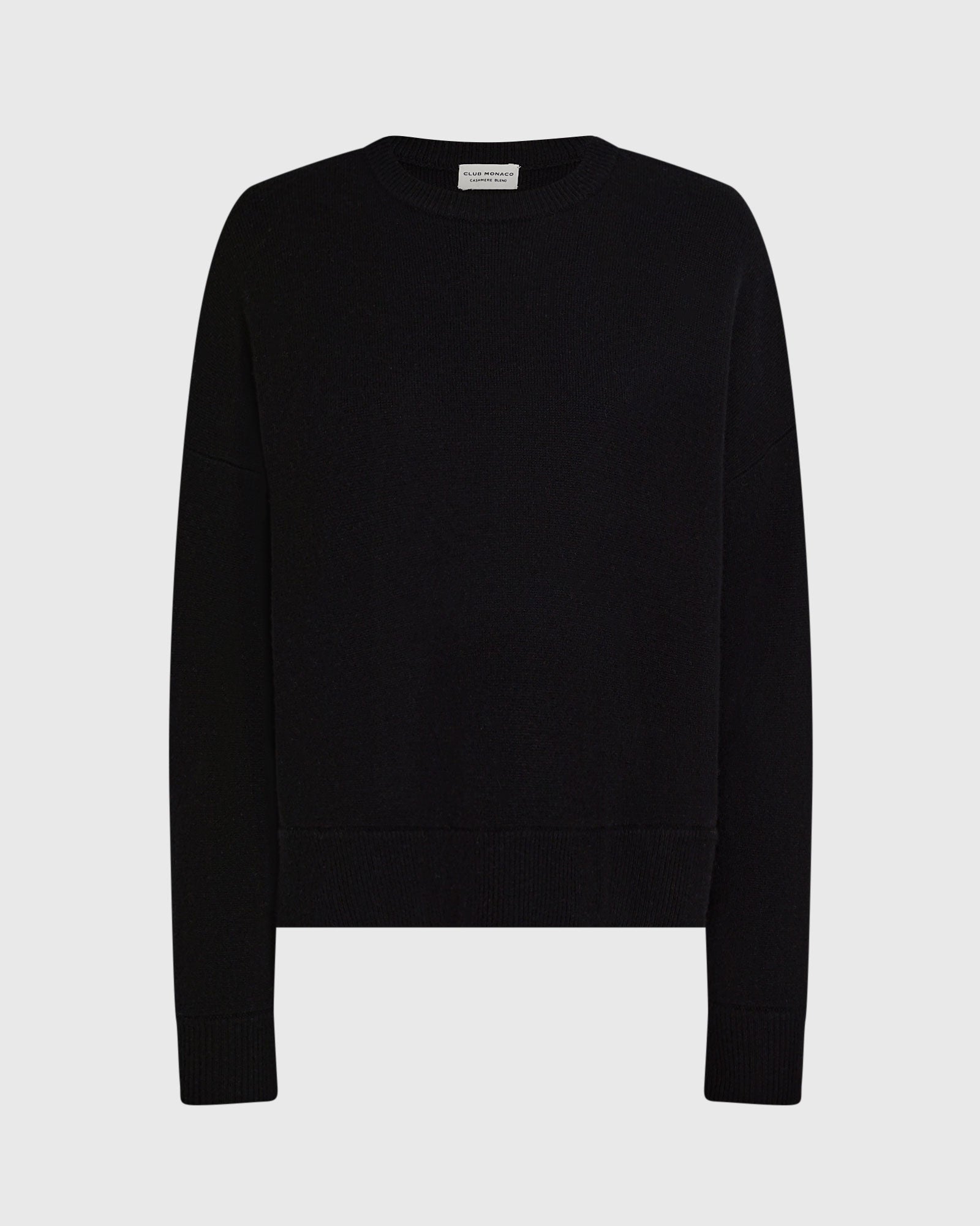 CLUB MONACO - Coton ouaté cachemire double face - Noir