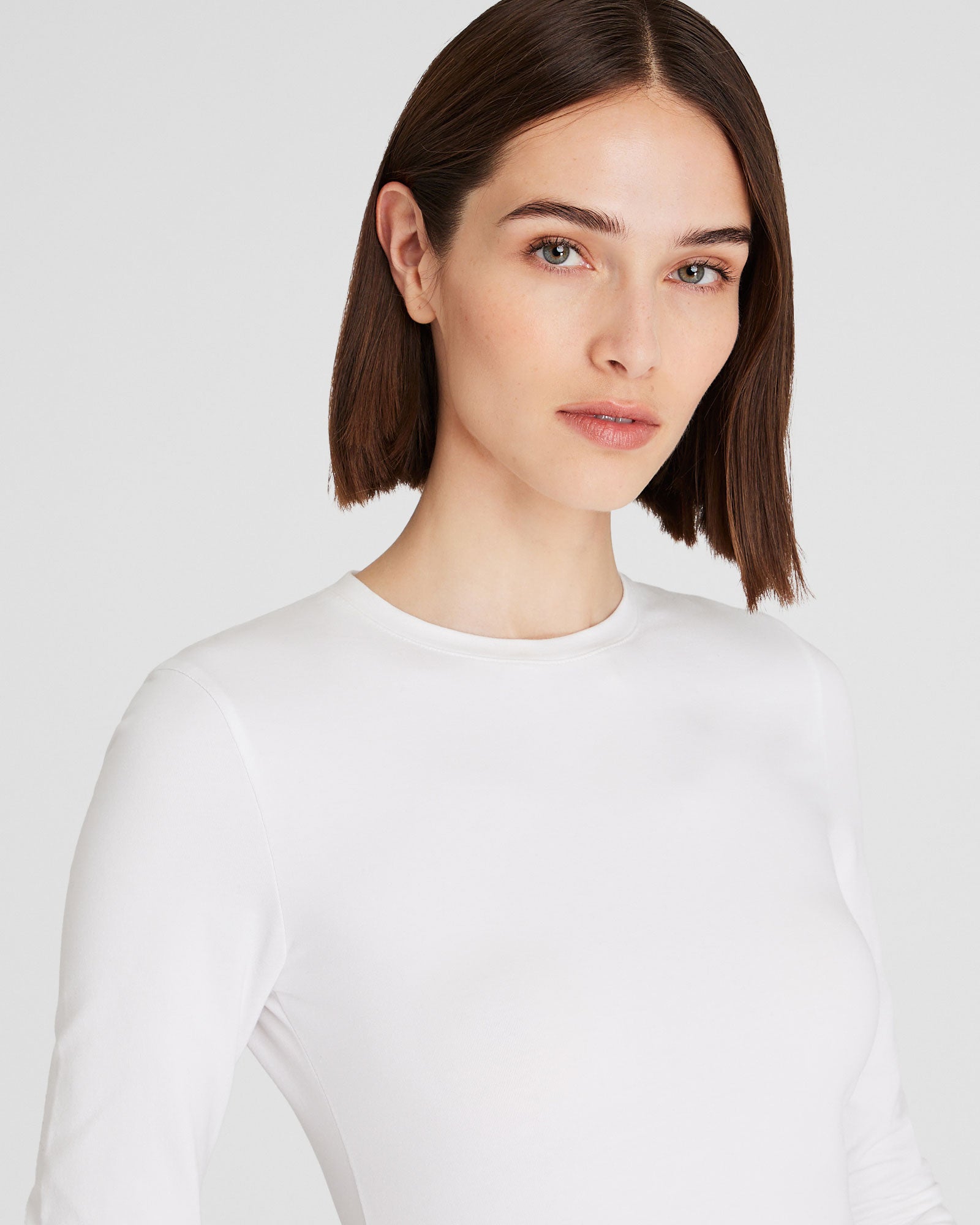 CLUB MONACO - Contour Long-Sleeve Top - White