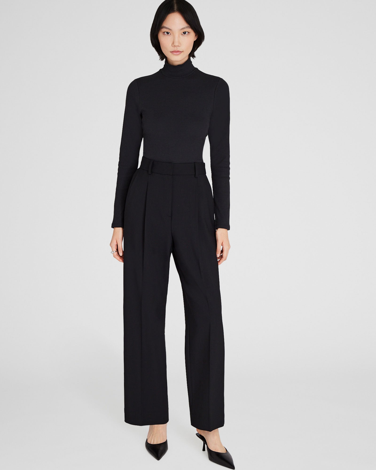 CLUB MONACO - Col roulé Bowee - Noir