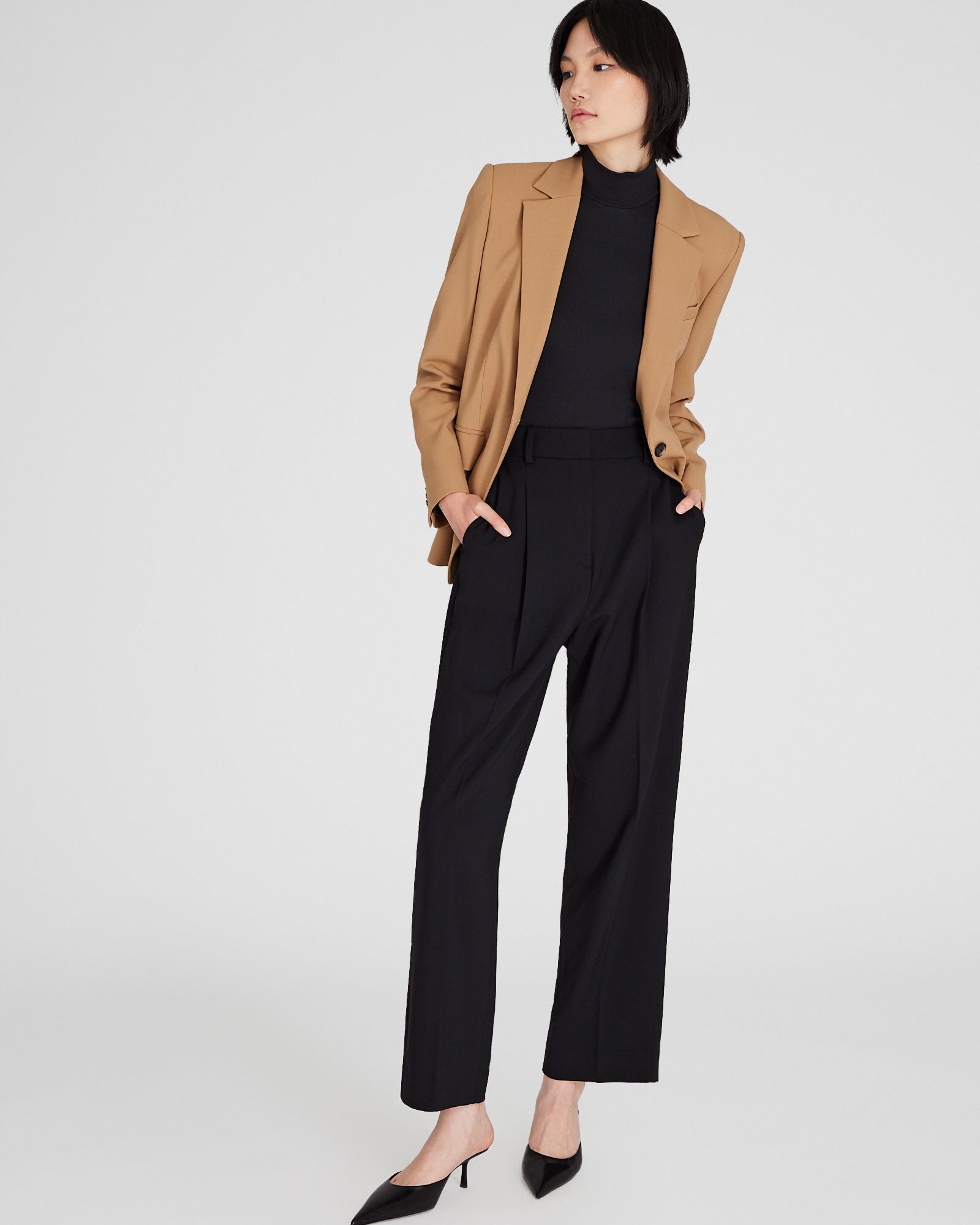 CLUB MONACO - Col roulé Bowee - Noir
