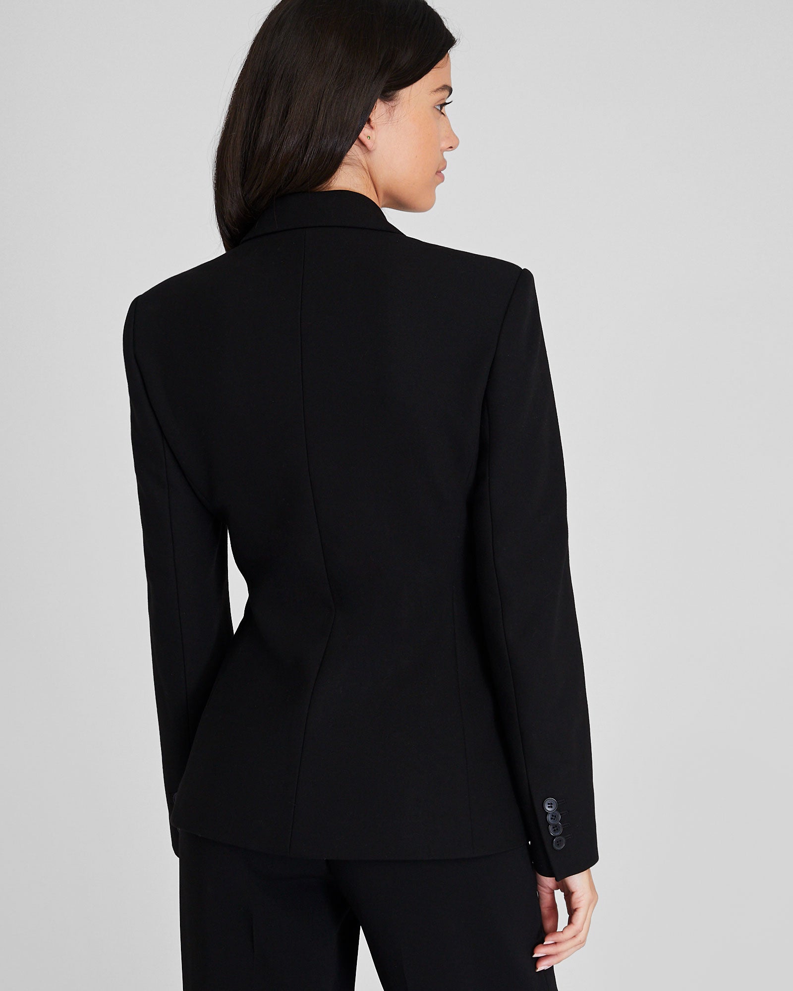 CLUB MONACO - Cinched Waist Blazer - Black