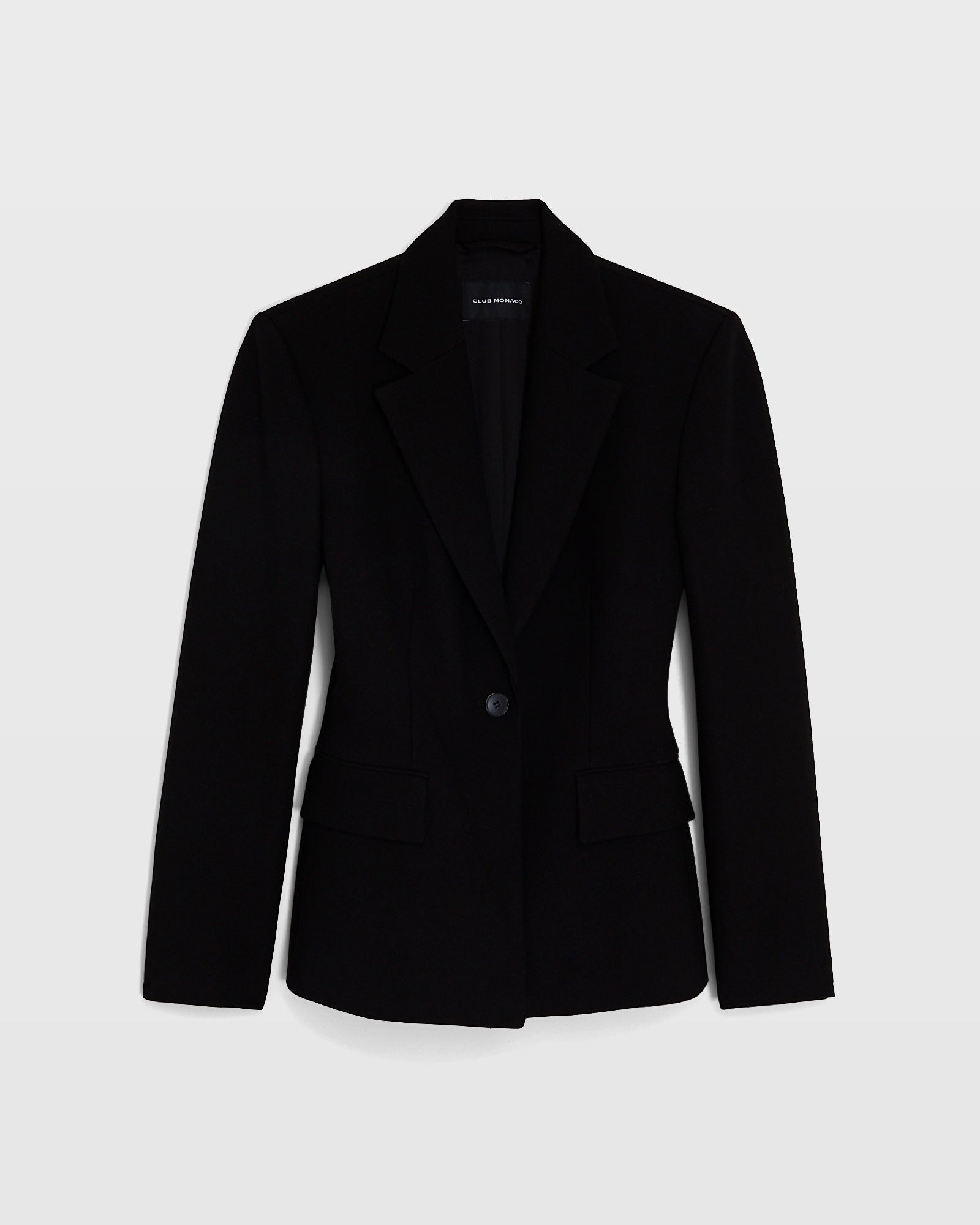CLUB MONACO - Cinched Waist Blazer - Black