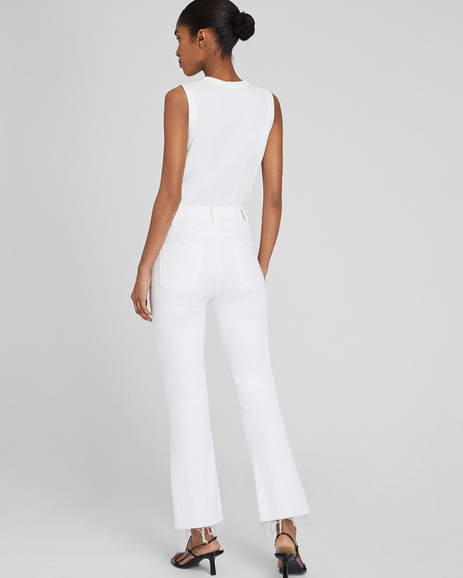 CLUB MONACO - MOTHER The Hustler Ankle Jeans - Jean clair
