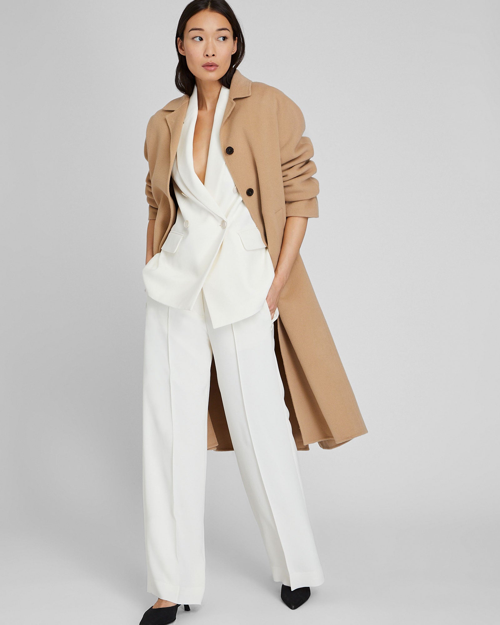 CLUB MONACO - Capsule Faith Long Coat - Camel