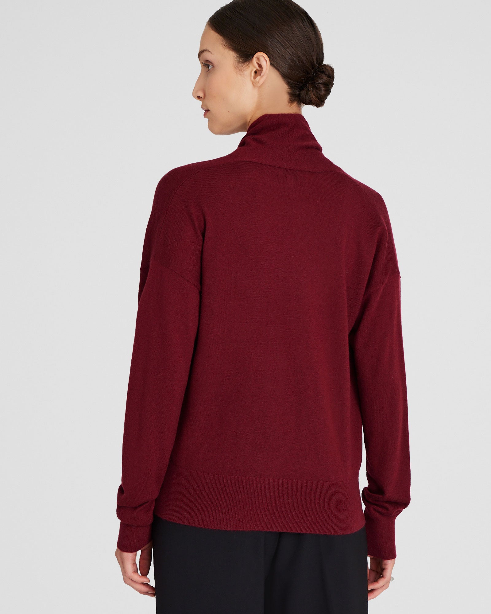 CLUB MONACO - Cashmere Wrap Sweater - Maroon