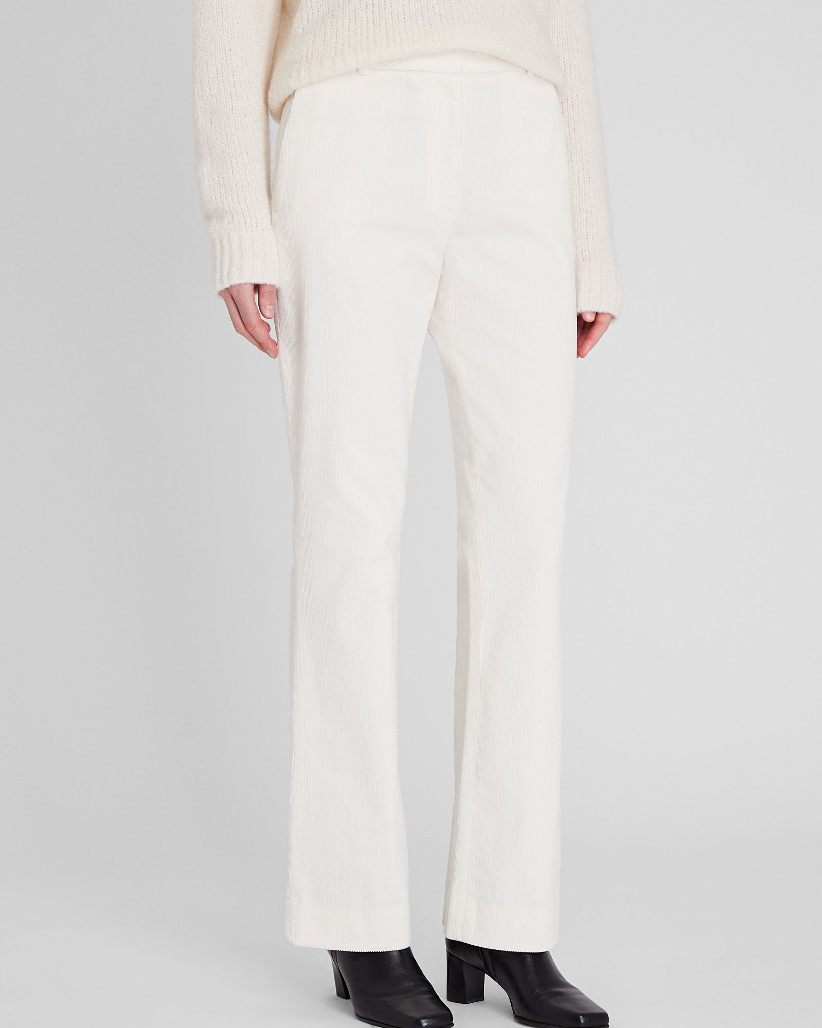 CLUB MONACO - Full-Length Corduroy Trouser - Off White