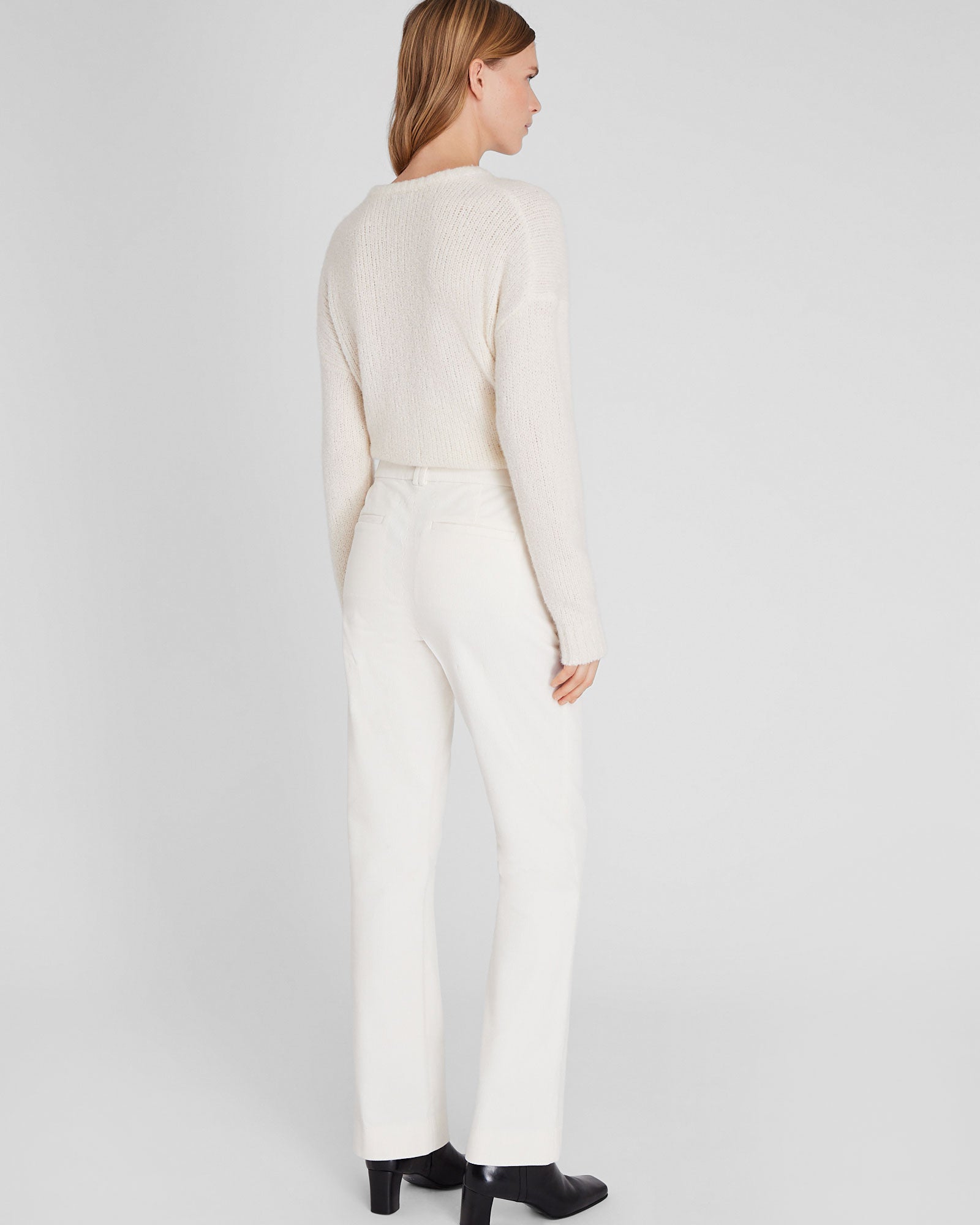 CLUB MONACO - Full-Length Corduroy Trouser - Off White