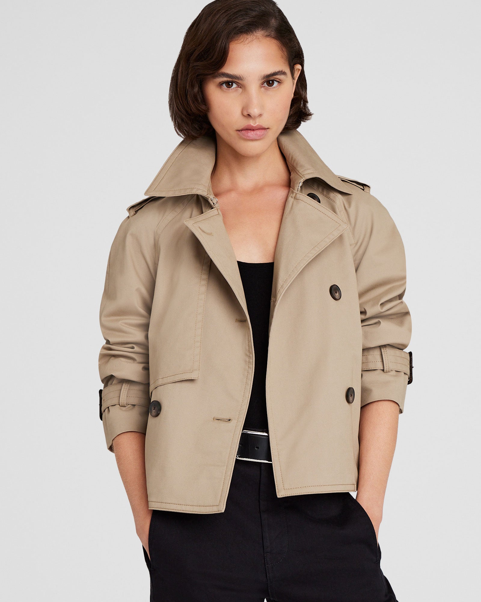 CLUB MONACO - Trench court - Kaki