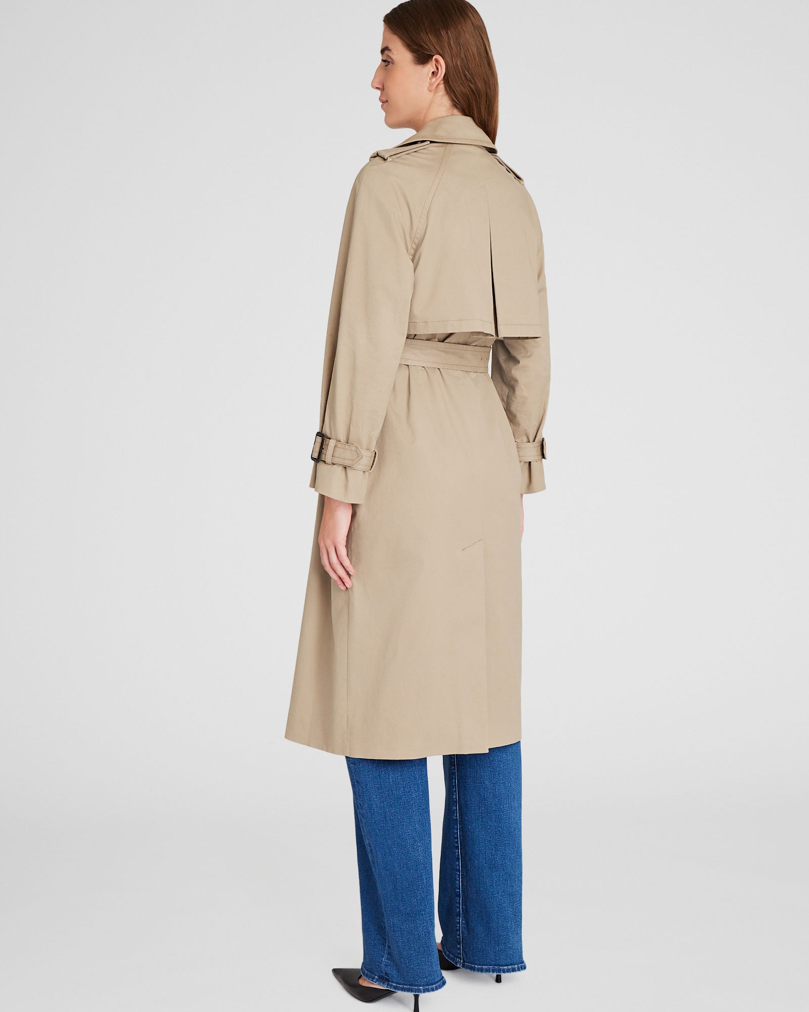 CLUB MONACO - Trench en sergé - Kaki