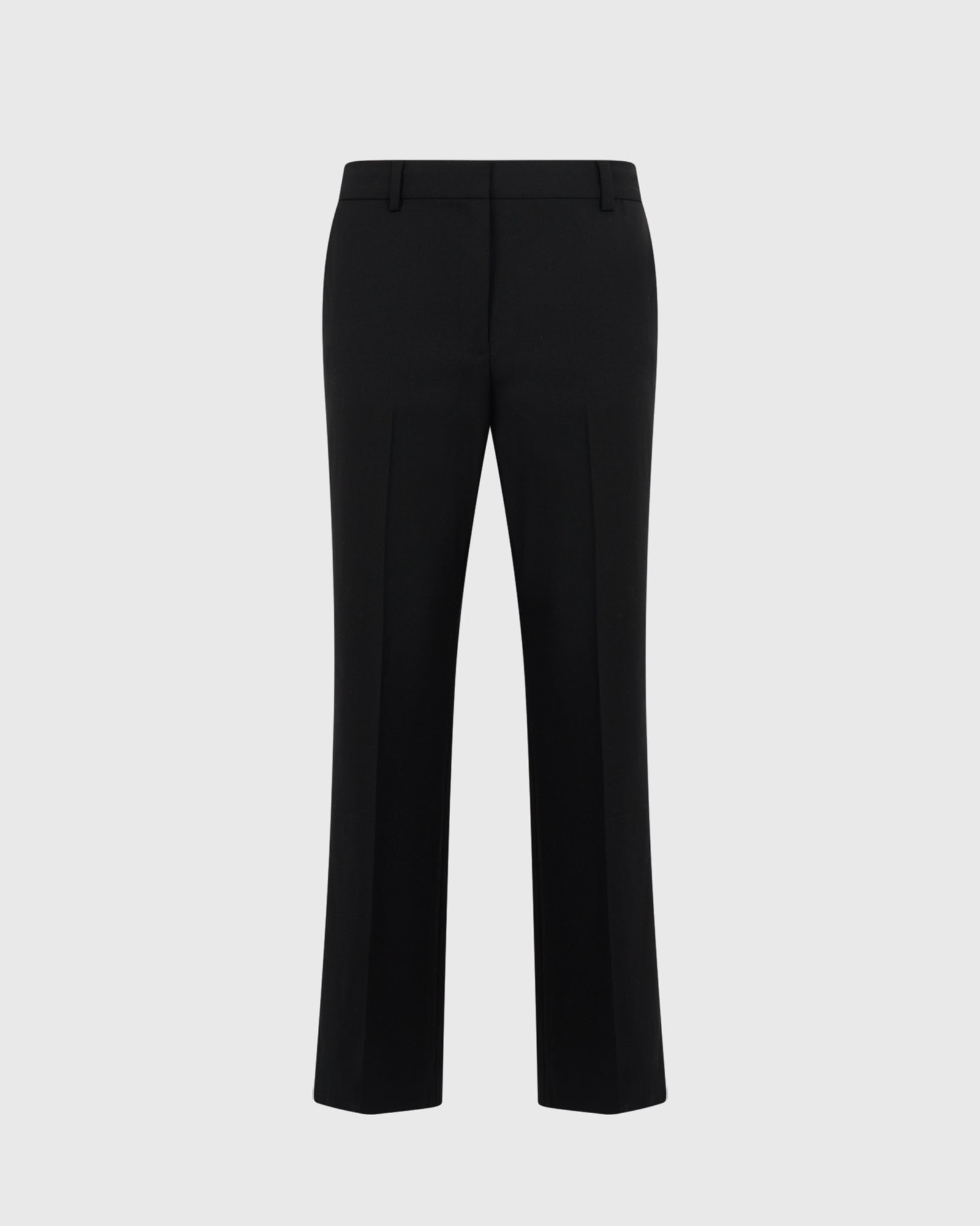 Club Monaco Corp, CA - Pantalon taille haute en crêpe fluide - Noir