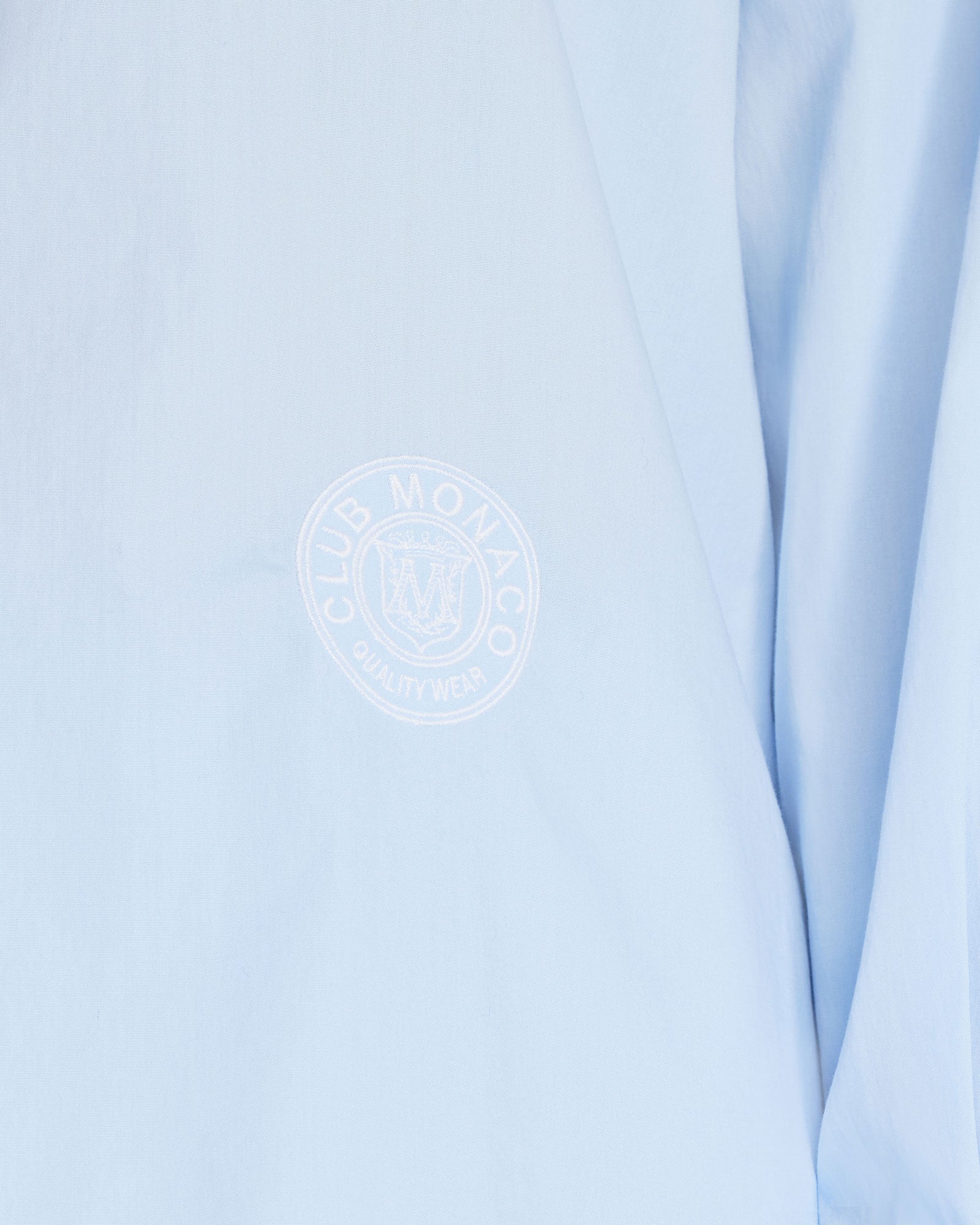CLUB MONACO - Ensemble de nuit Écusson en coton - Bleu clair