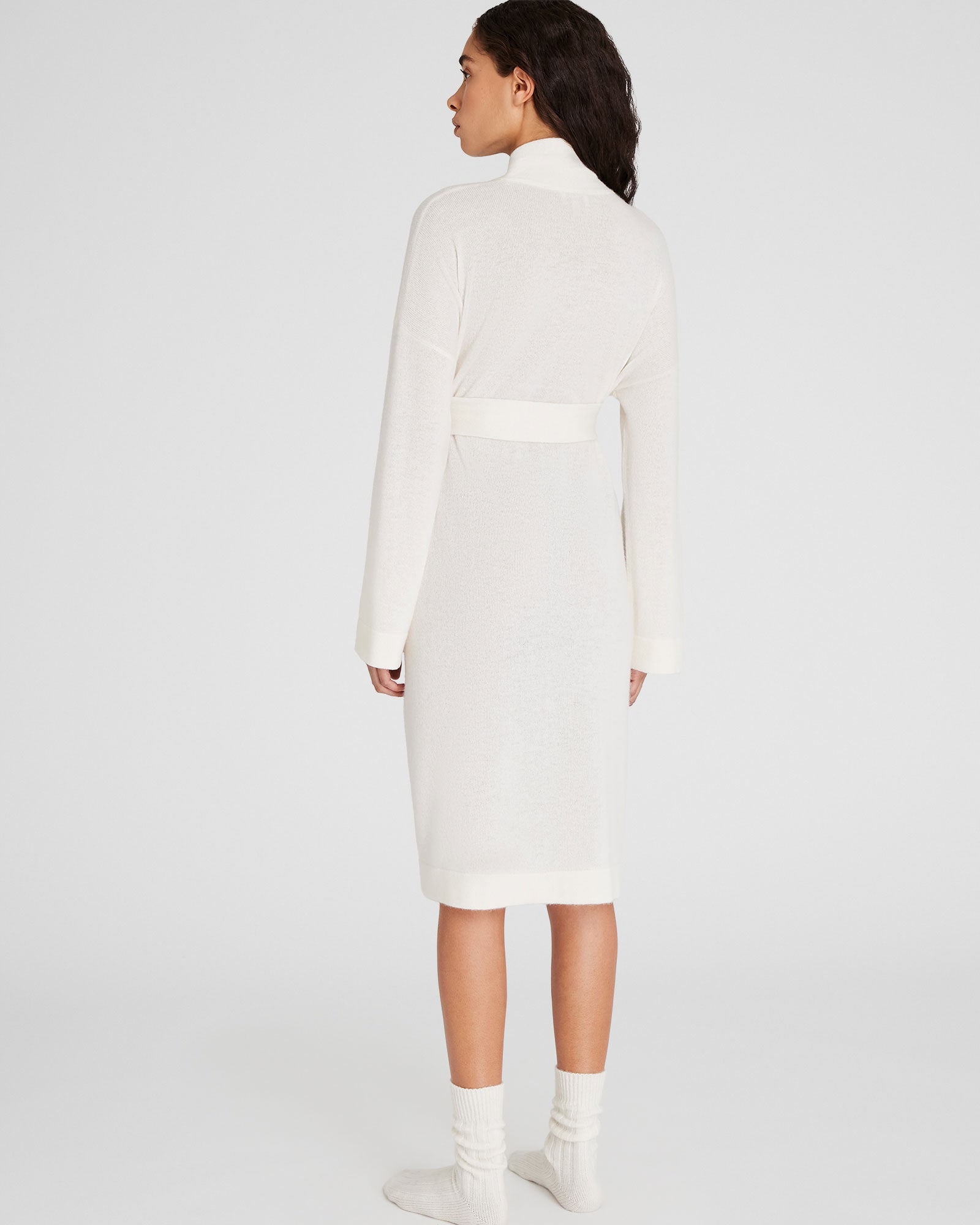 CLUB MONACO - Peignoir en cachemire - Ivoire