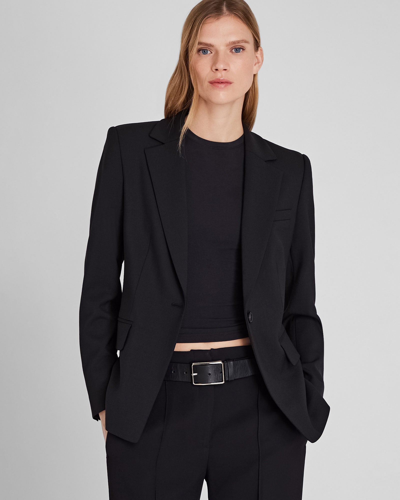 CLUB MONACO - Blazer Borrem échancré - Noir