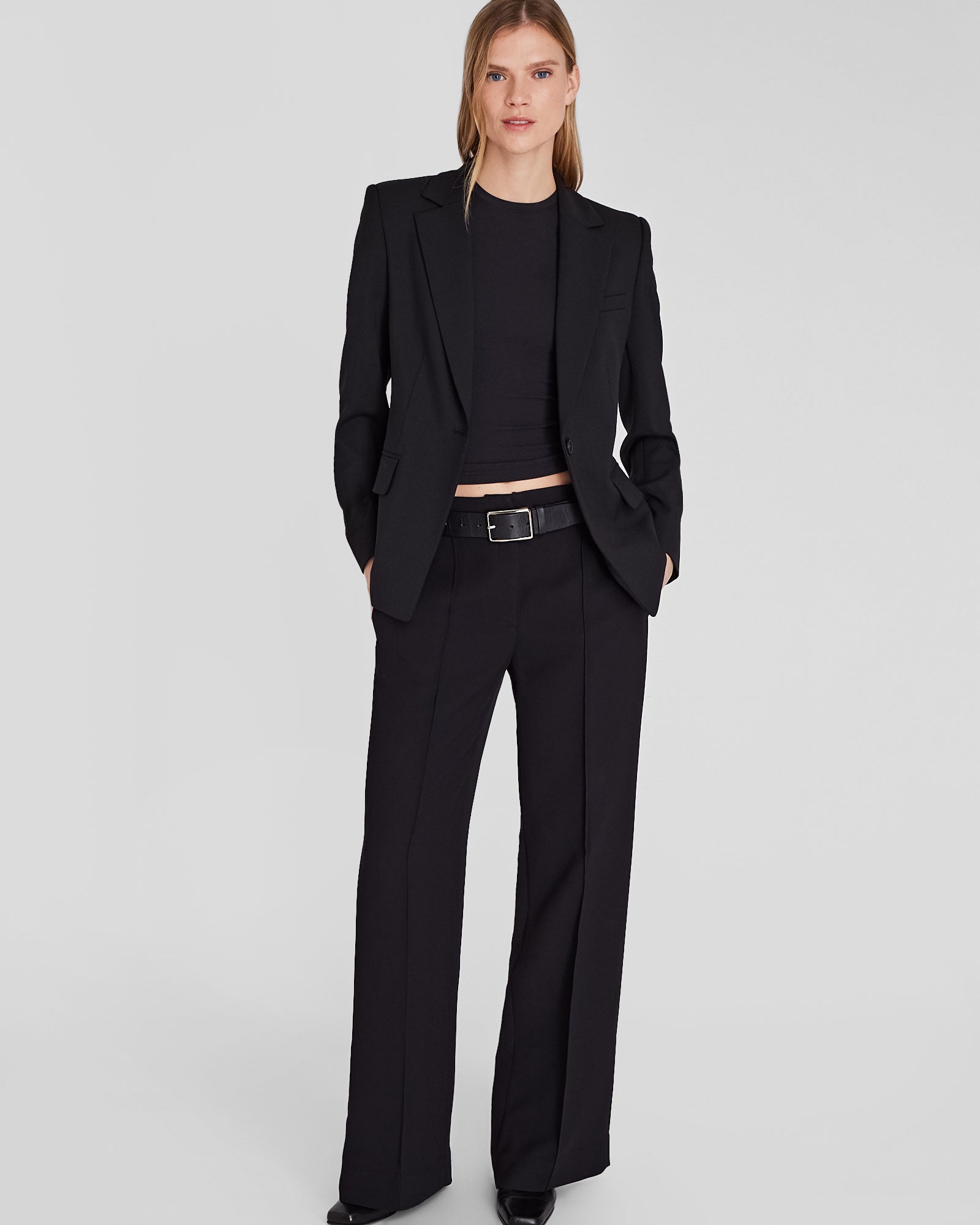 CLUB MONACO - Blazer Borrem échancré - Noir