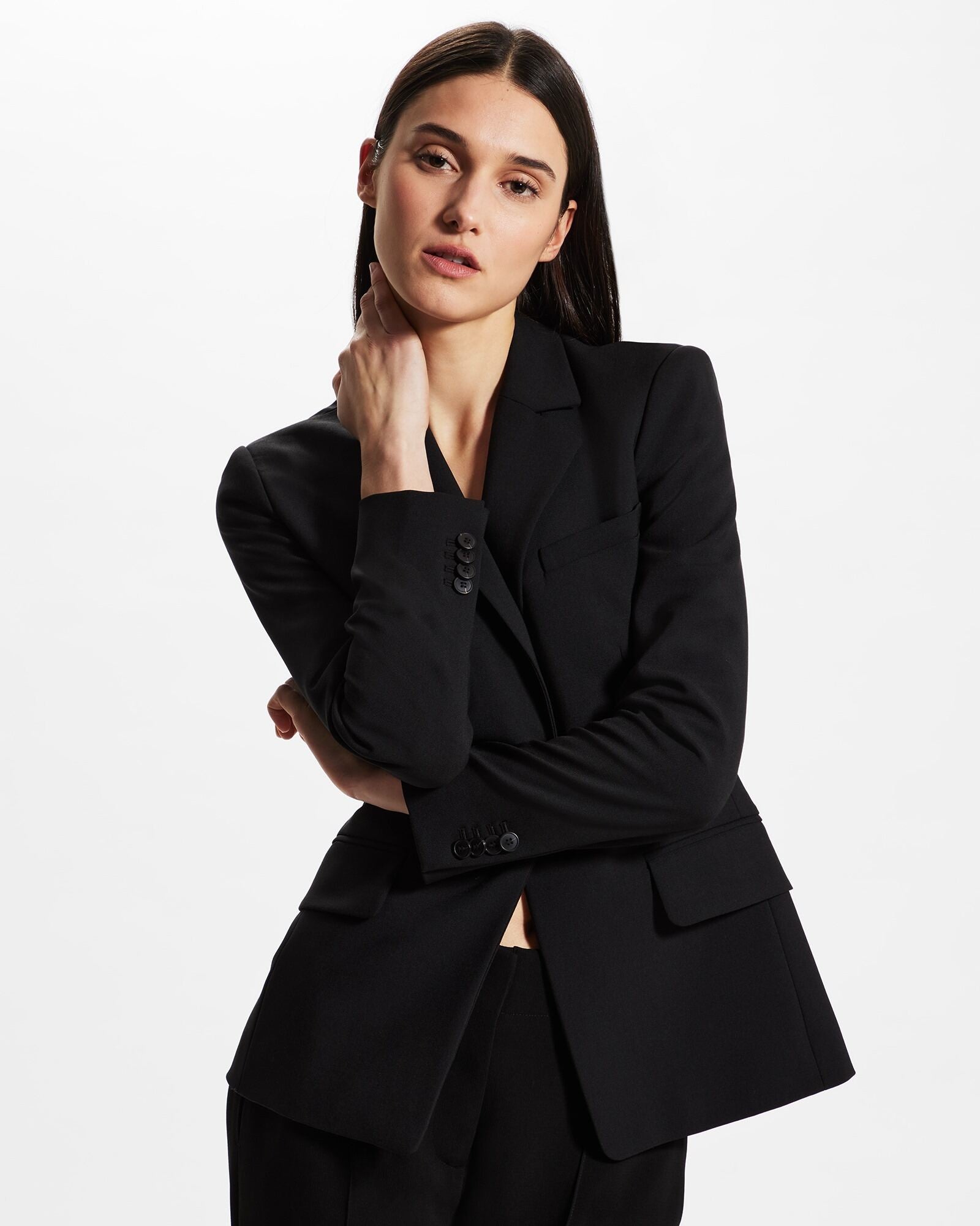 CLUB MONACO - Blazer Borrem échancré - Noir