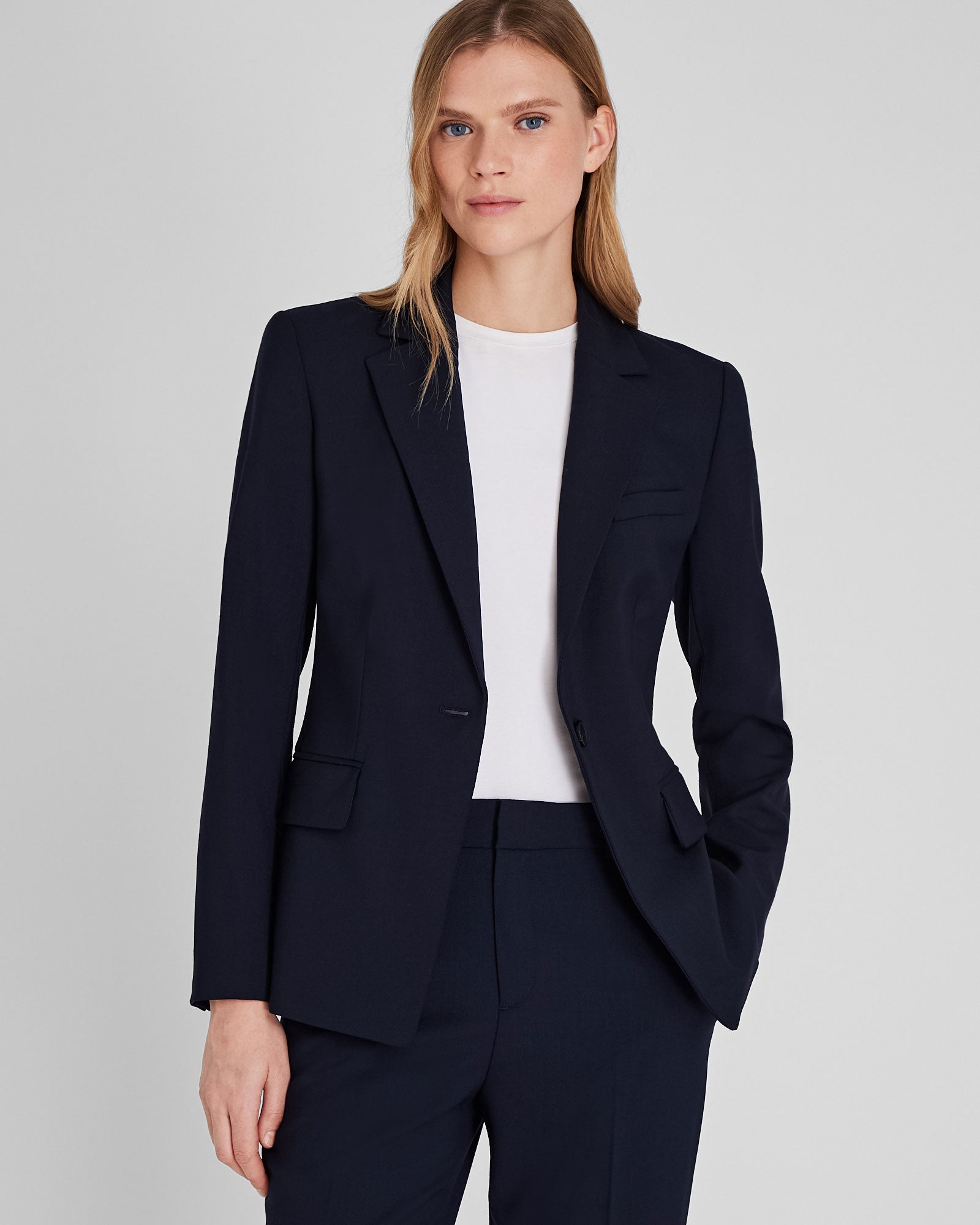 CLUB MONACO - Cutaway Borrem Blazer - Navy
