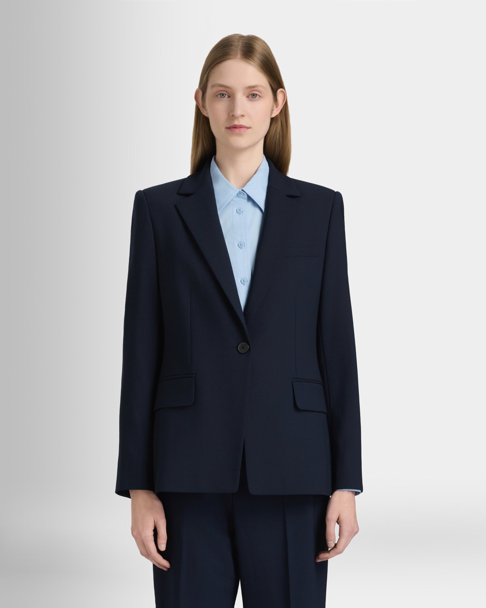 Club Monaco Corp, CA - Cutaway Borrem Blazer - Navy