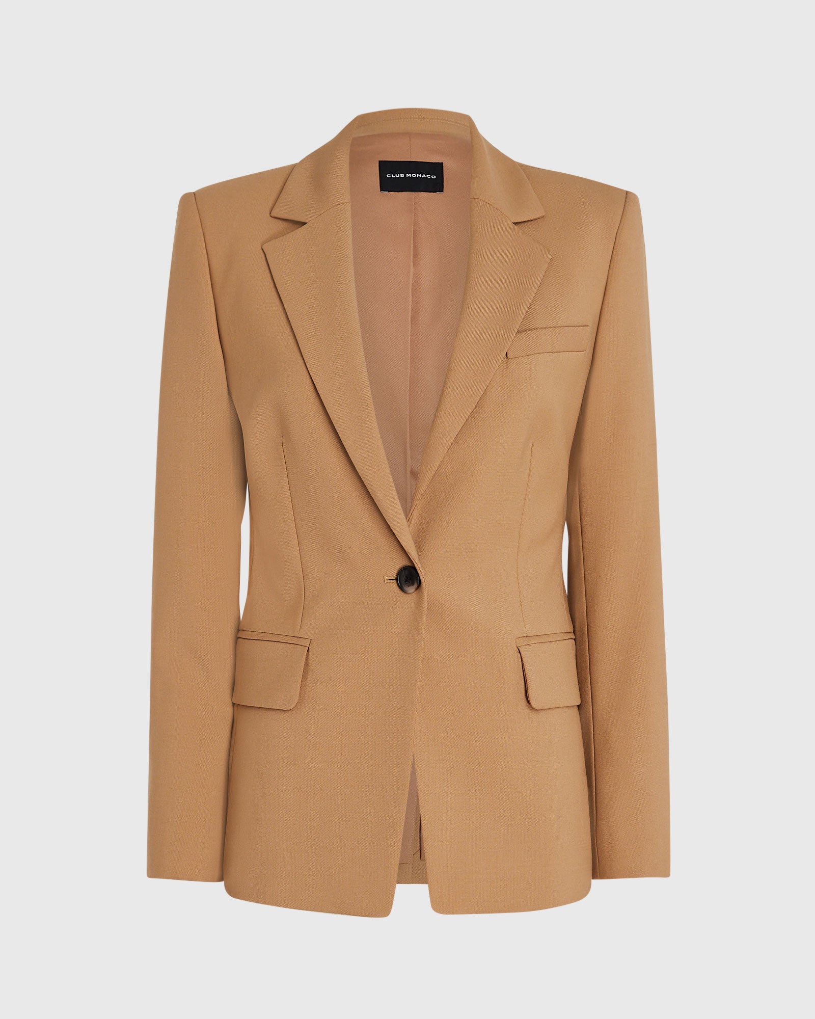 CLUB MONACO - Cutaway Borrem Blazer - Warm Camel