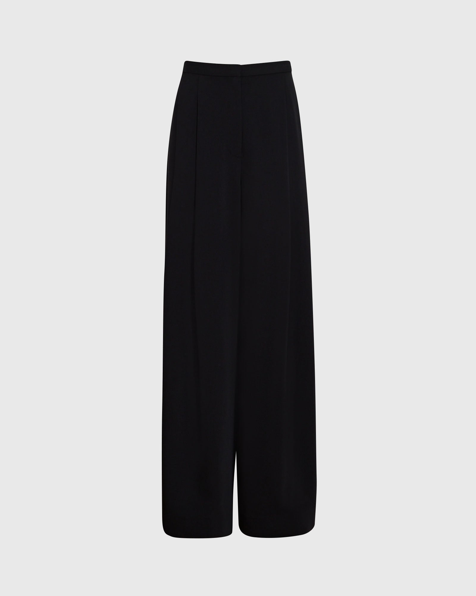 CLUB MONACO - Wide Leg Fluid Trouser - Black
