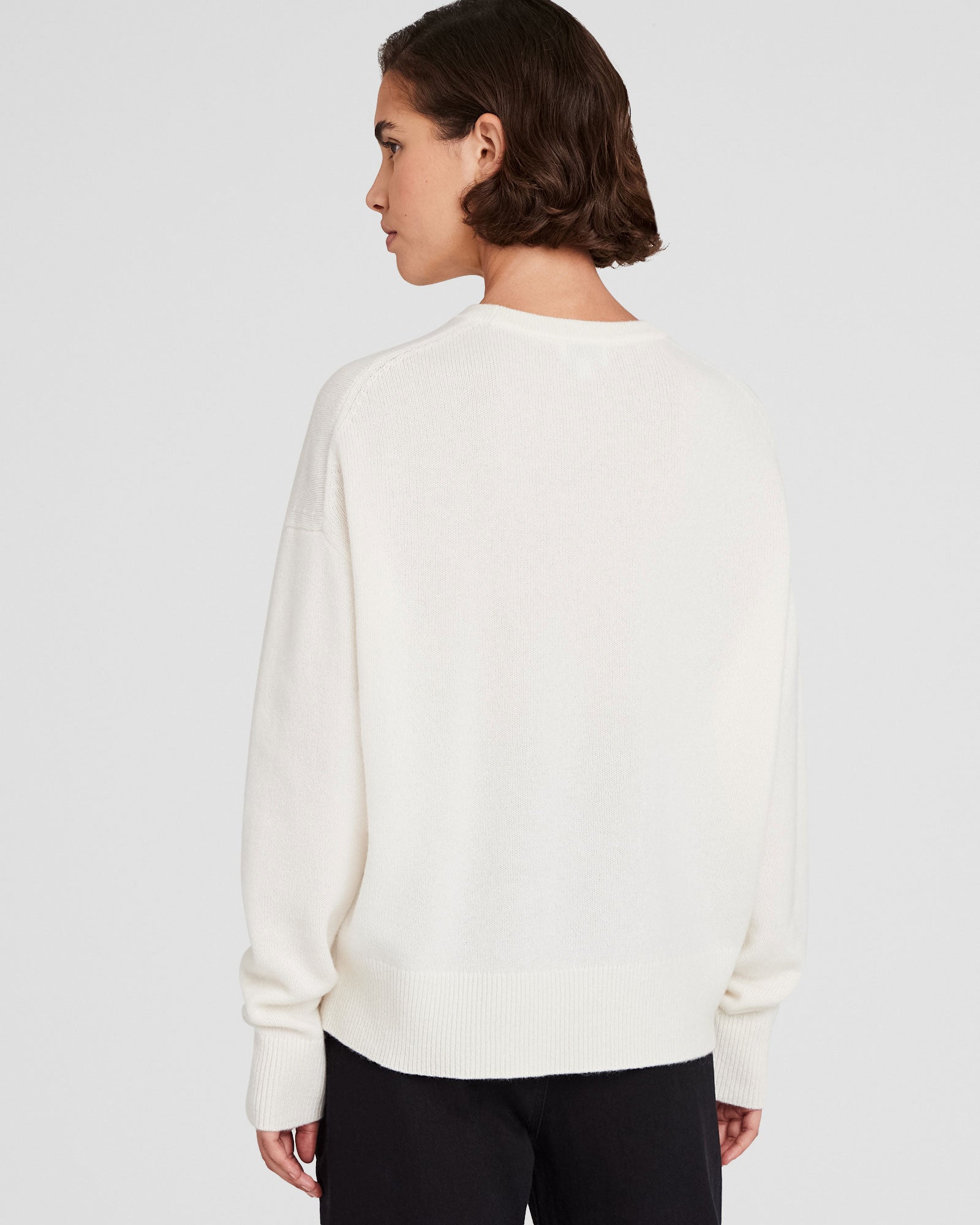 CLUB MONACO - Cashmere Crewneck Sweater - Ivory