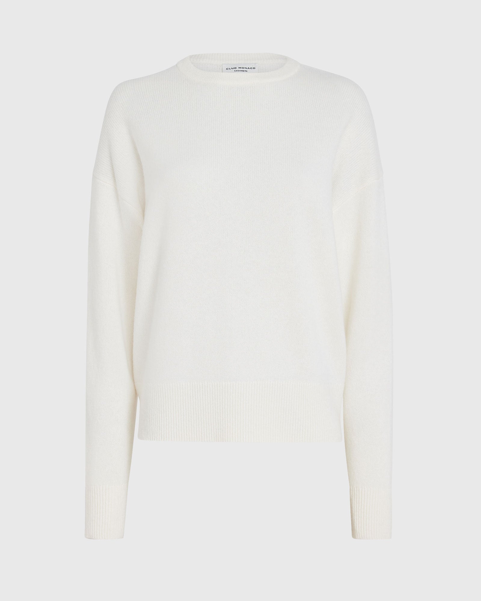 CLUB MONACO - Cashmere Crewneck Sweater - Ivory