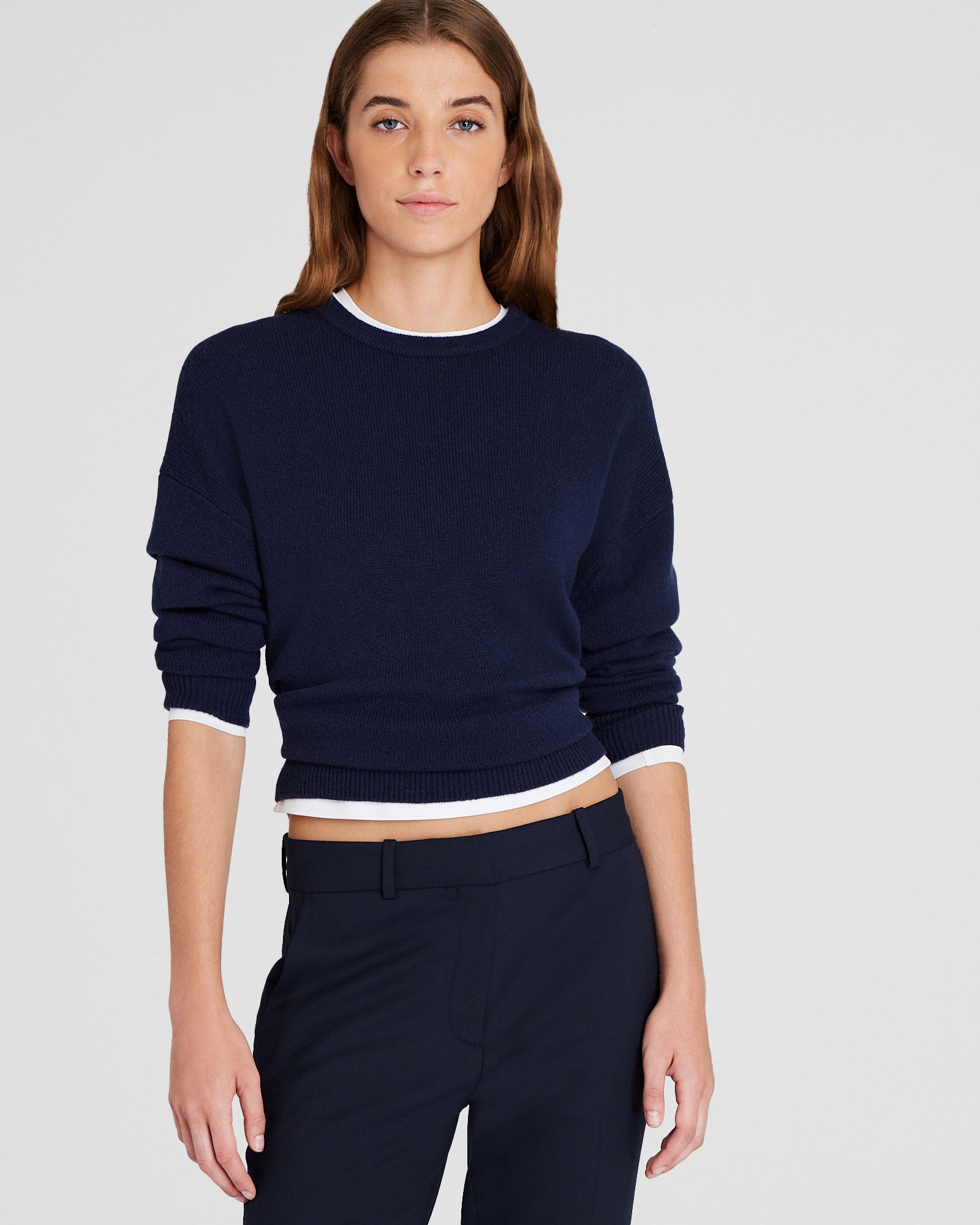CLUB MONACO - Chandail en cachemire - Marine