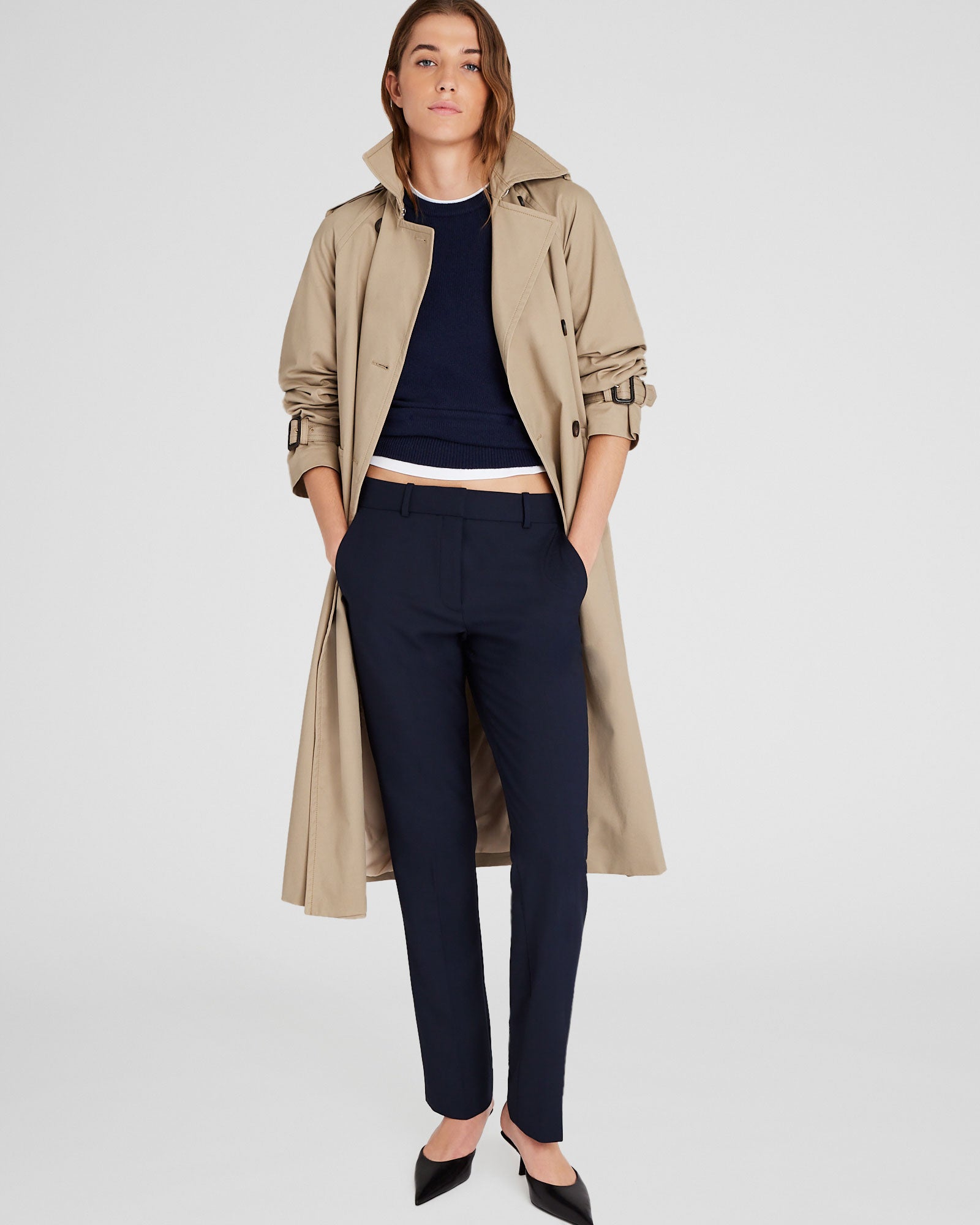 CLUB MONACO - Chandail en cachemire - Marine