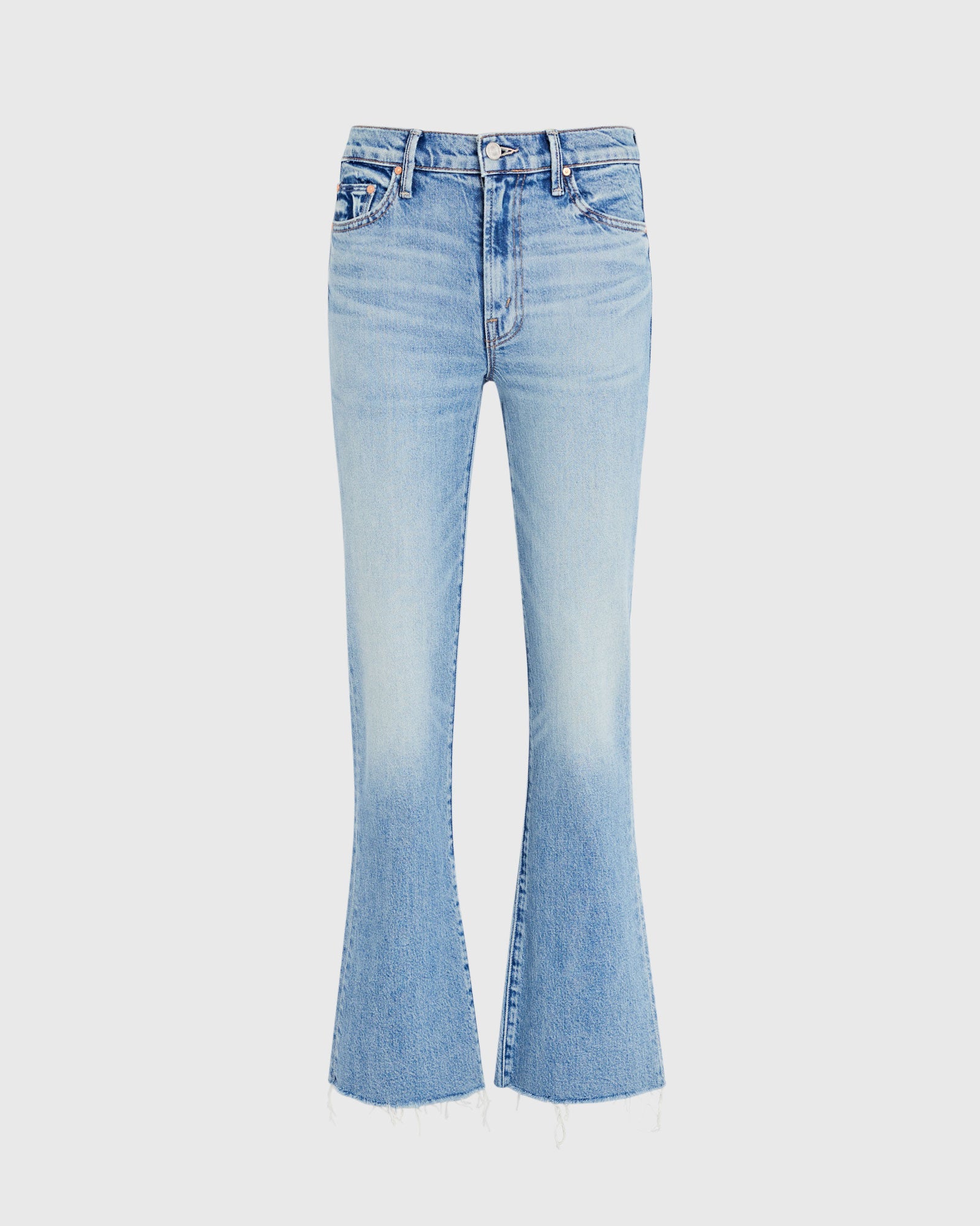 CLUB MONACO - MOTHER The Outsider Flood Fray Jeans - Denim